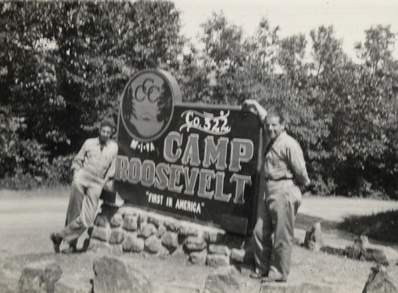 Camp Roosevelt, the first Civilian Conservation Corps camp, in the George Washington National Forest