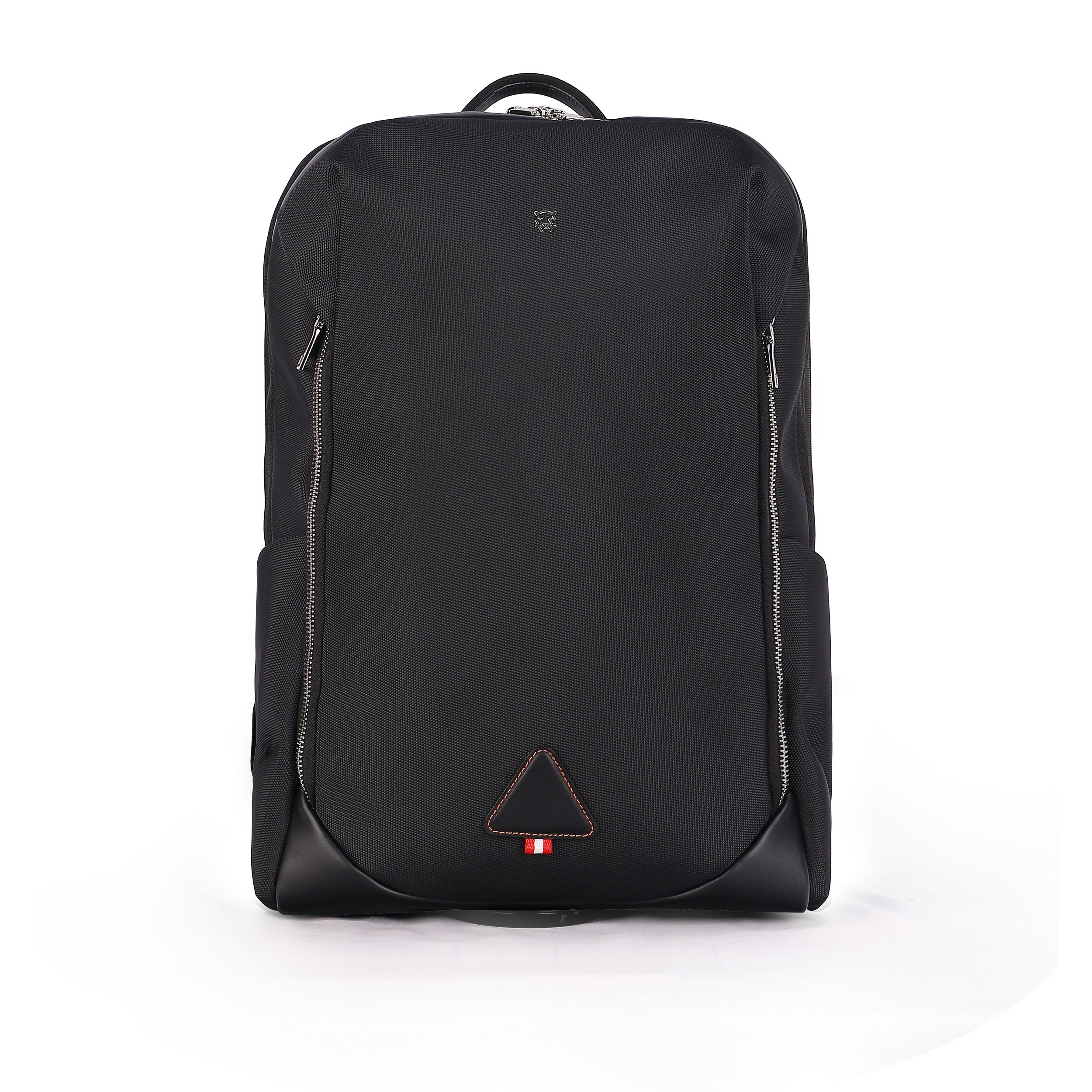 Sleek Minimalist Executive Backpack, Shockproof Notebook Daypack with Adjustable Chest Strap for Daily Commute & Airplane Carry-on
