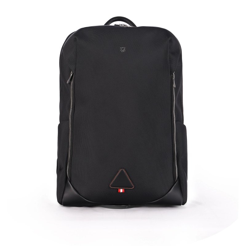 Sleek Minimalist Executive Backpack, Shockproof Notebook Daypack with Adjustable Chest Strap for Daily Commute & Airplane Carry-on