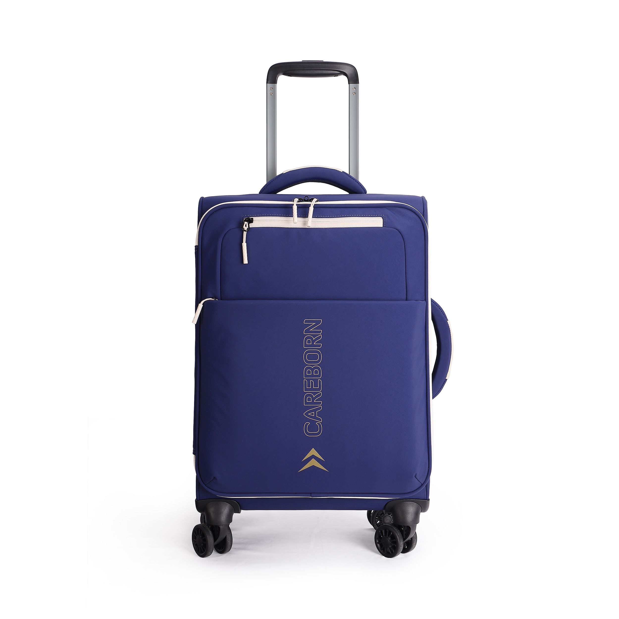 Modern Lightweight Soft‑Shell Travel Suitcase, Durable Water‑Repellent Nylon with Smooth Spinner Wheels & Telescopic Handle