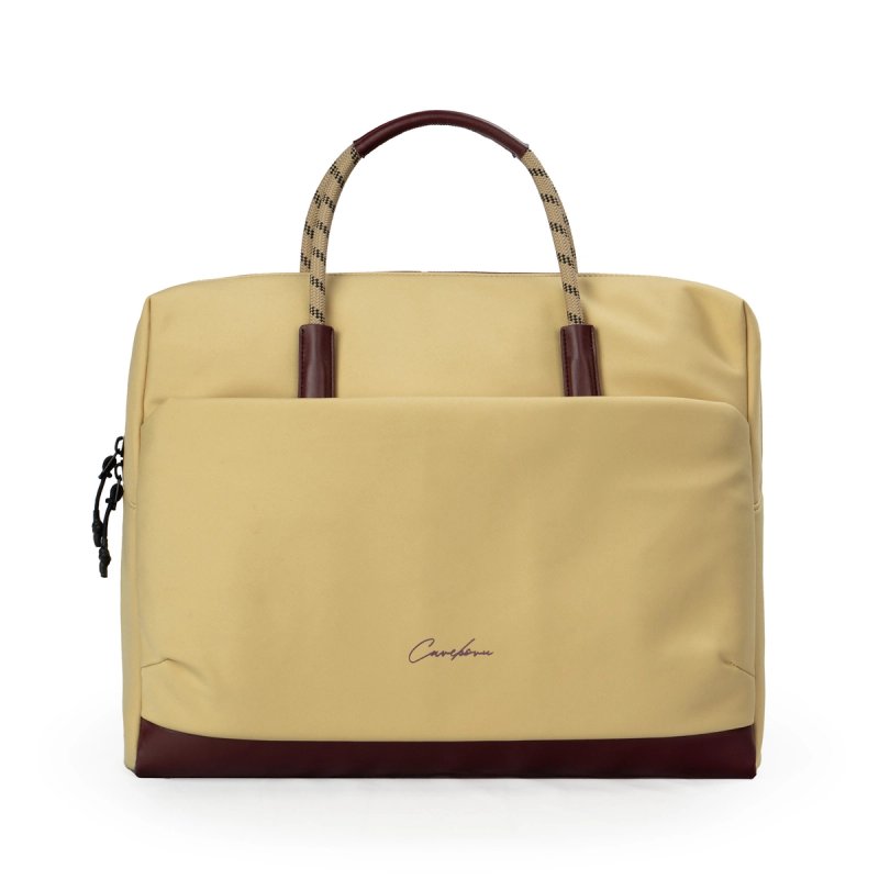 Multi‑Compartment Business Computer Bag, Detachable Strap Laptop Briefcase Tote for Daily & Overnight Use