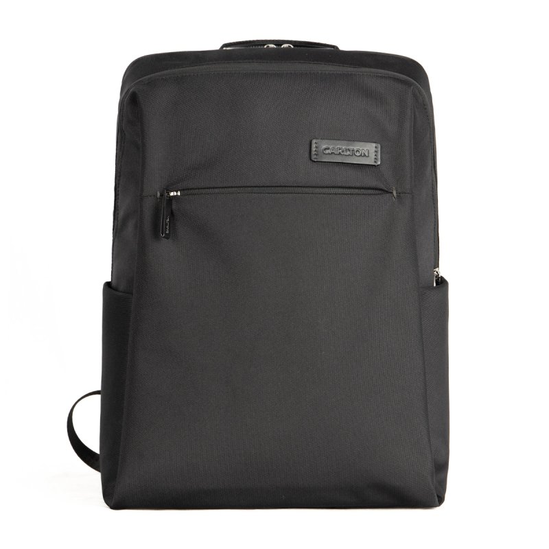 CARLTON Minimal Slim Business Backpack, Water Resistant Nylon 15.6-inch Laptop Rucksack, Ergonomic Lightweight Commute Backpack for Business & Daily Travel