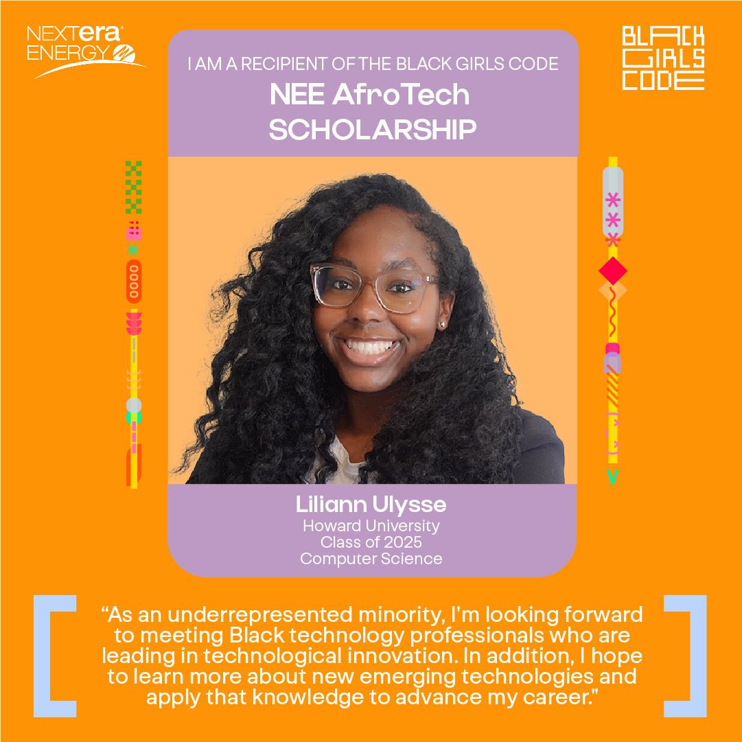 Liliann Ulysse, NEE AfroTech Scholarship, Black Girls Code