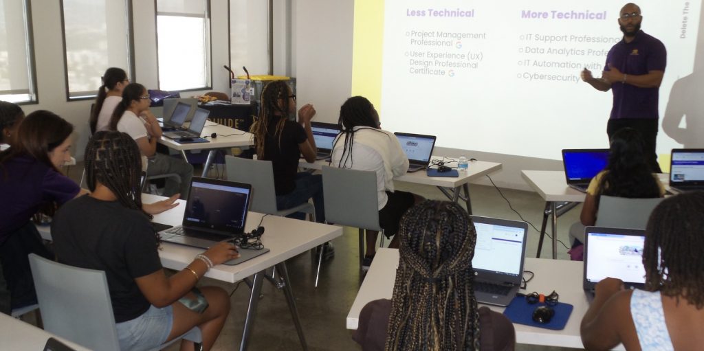 Black Girls Code Classroom