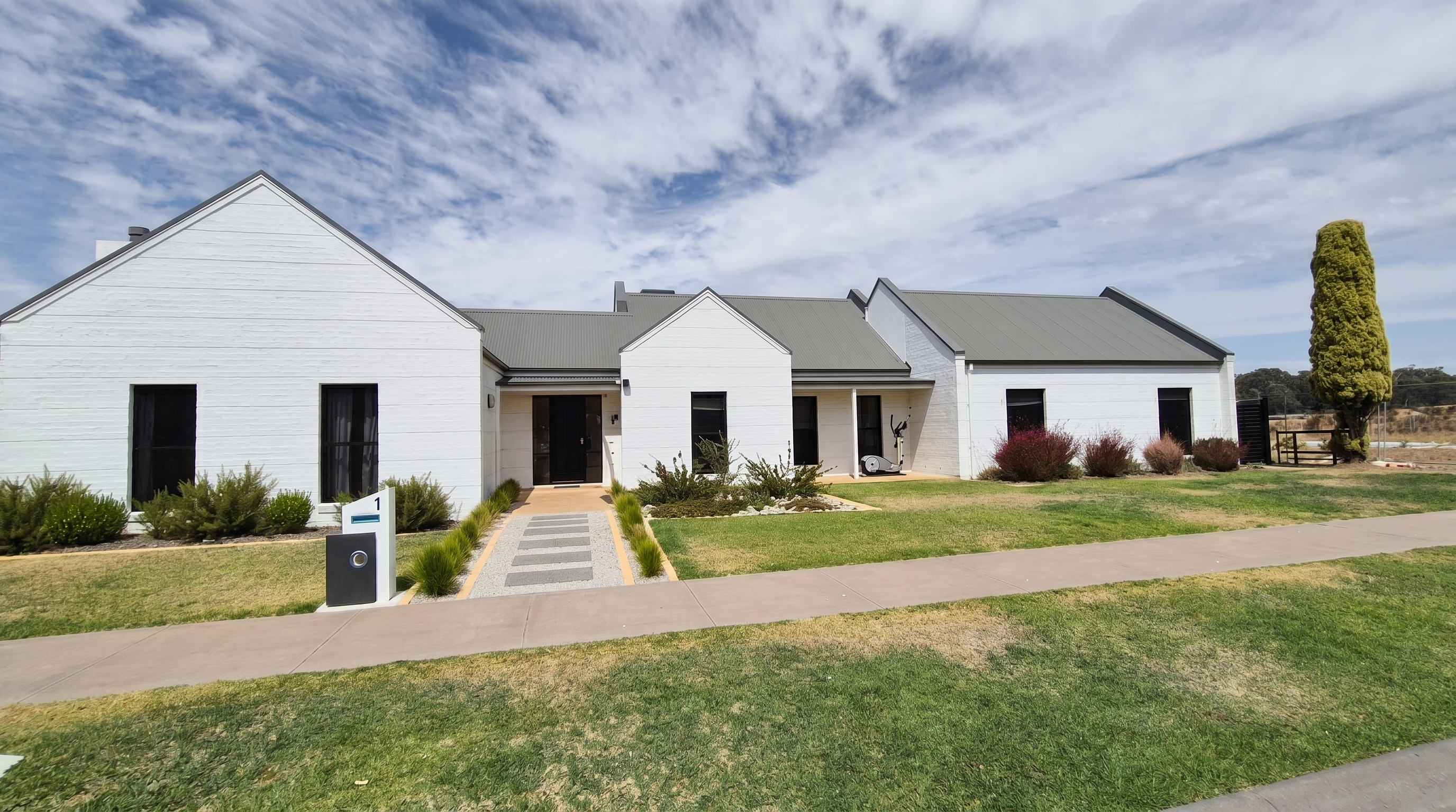 Front exterior of the Strathfieldsaye Myxa NDIS Supported Independent Living home.