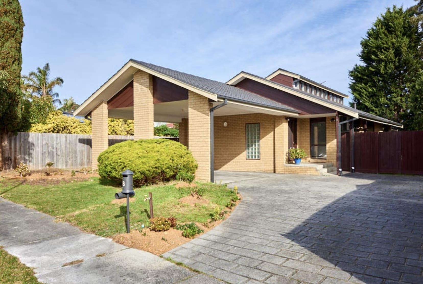 Rowville — front exterior of SIL home