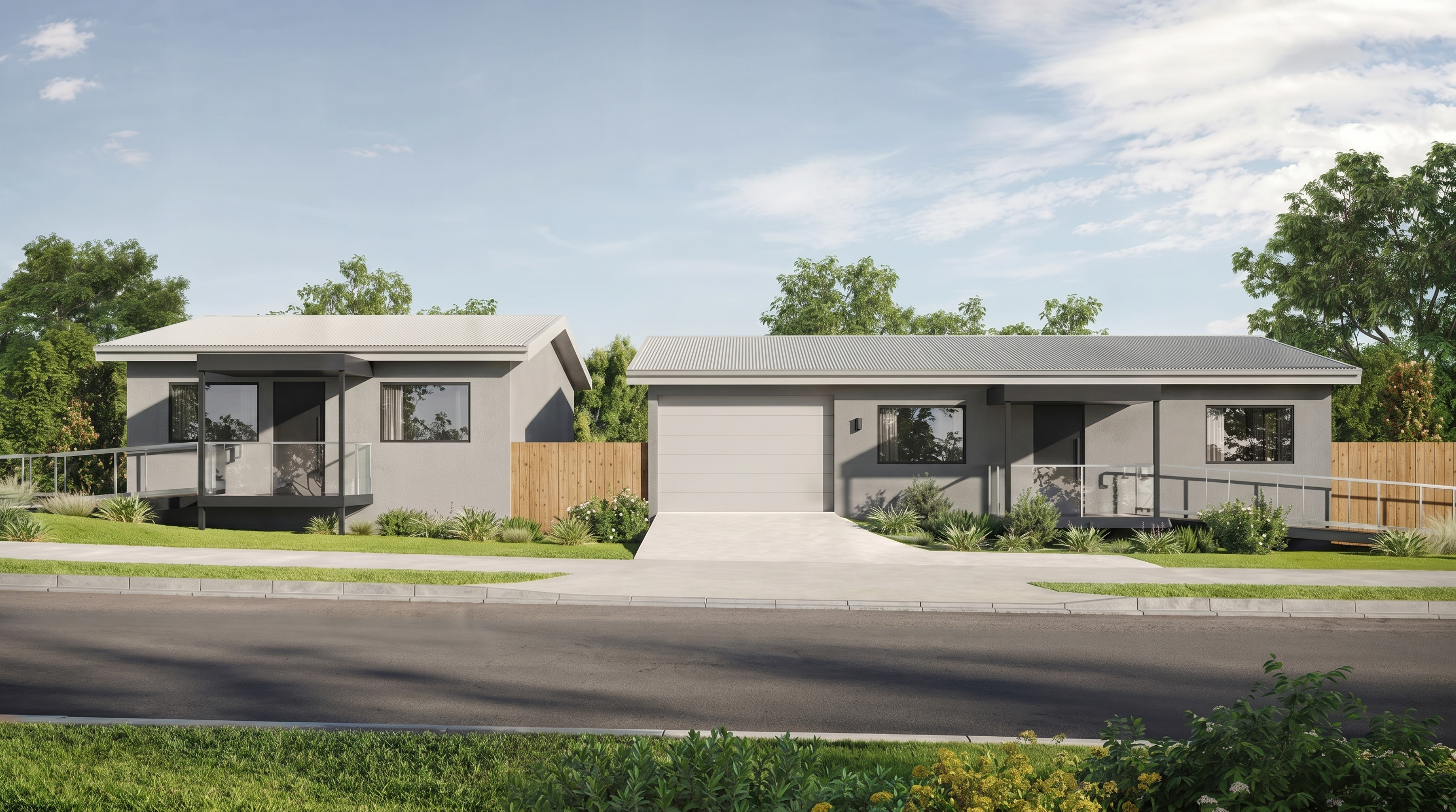 Front exterior of the Frankston Myxa NDIS Specialist Disability Accommodation home.