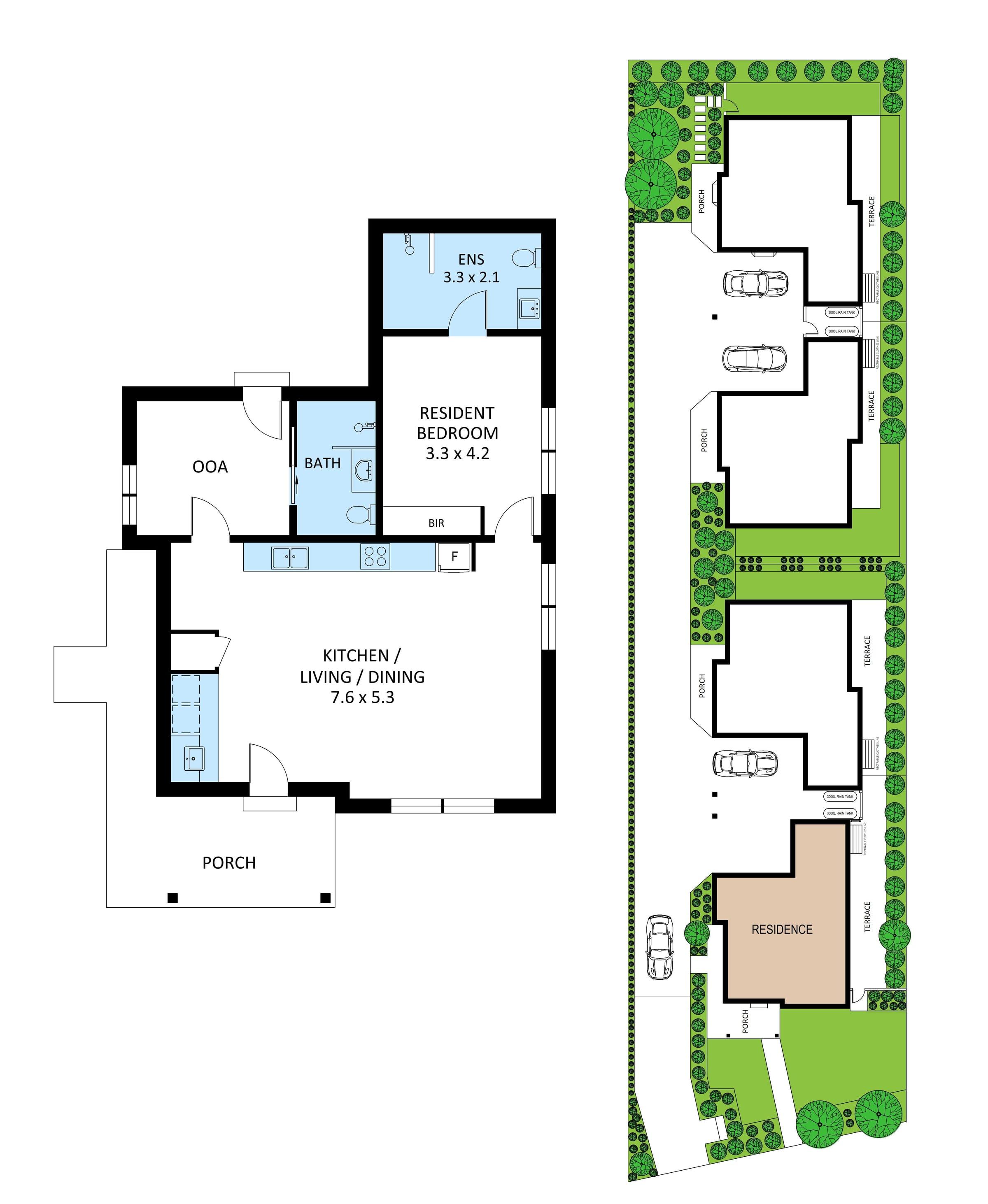 Kangaroo Flat Villas — interior — Kangaroo Flat Dwelling 1 Robust Hr 1