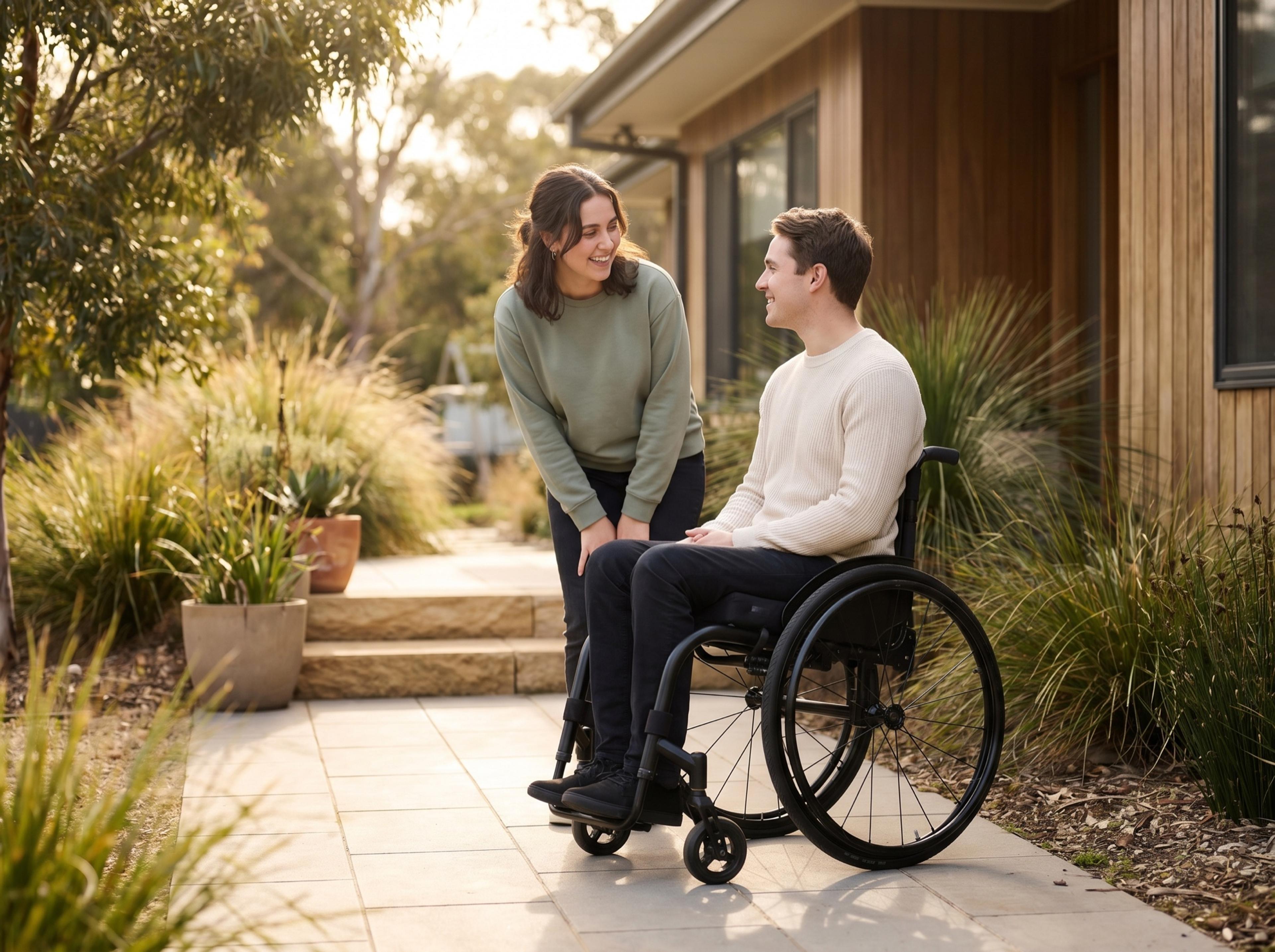 A Myxa support worker