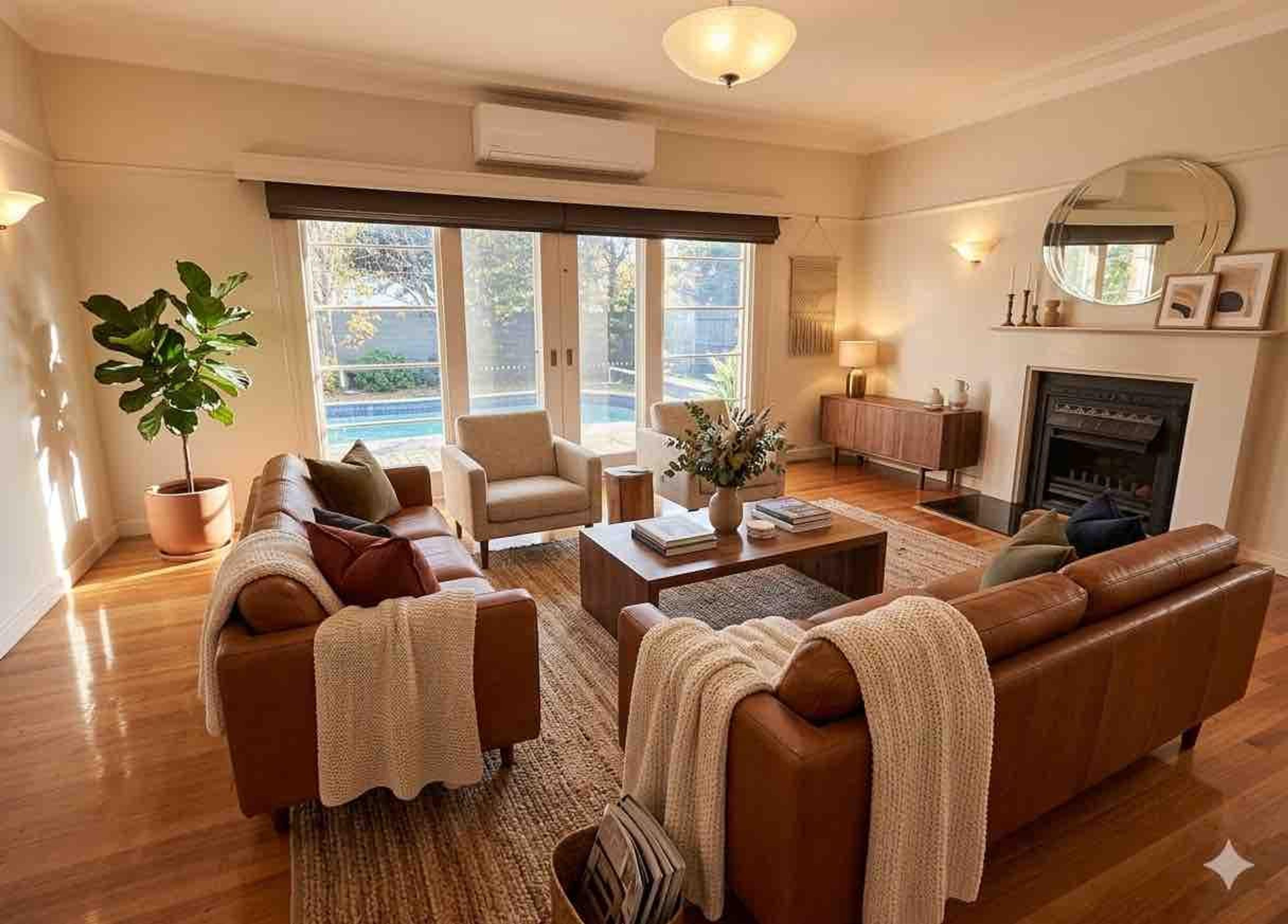 Balwyn North — interior — Living