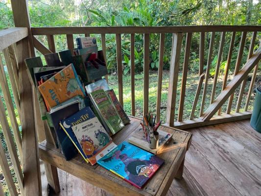 Area de lectura en la ludoteca