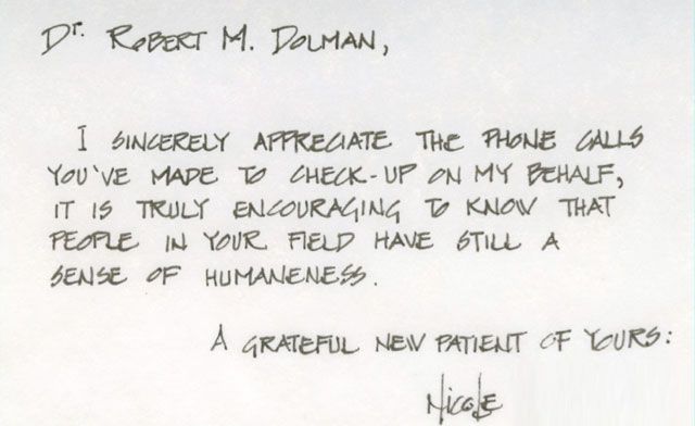 Testimonial Postcard