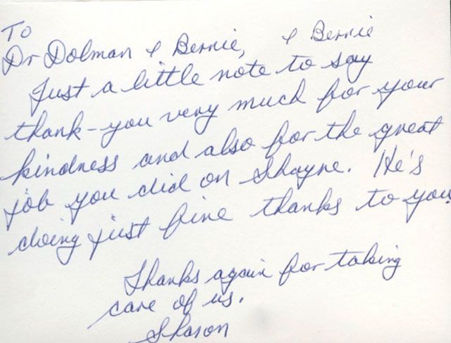 Testimonial Postcard