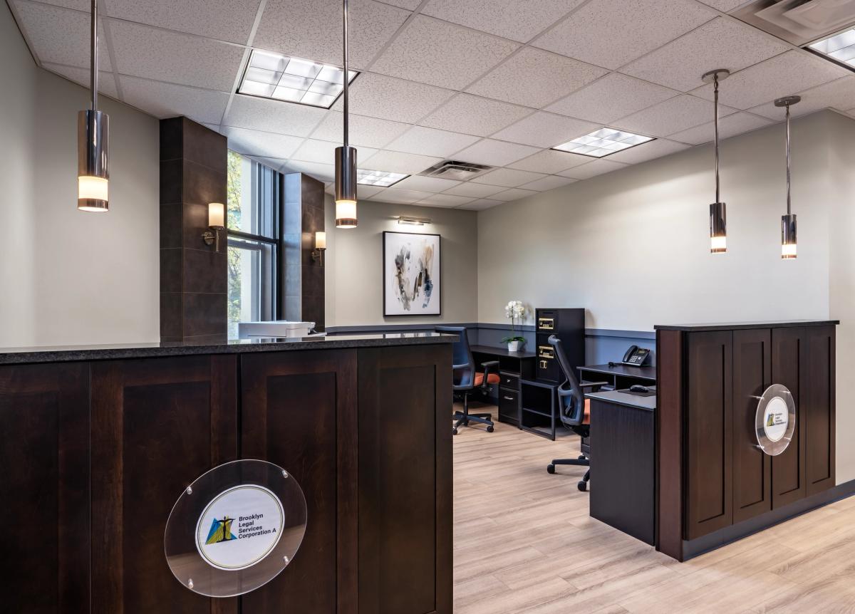 Office environment for the Corp + Community non-profit law firm redesign