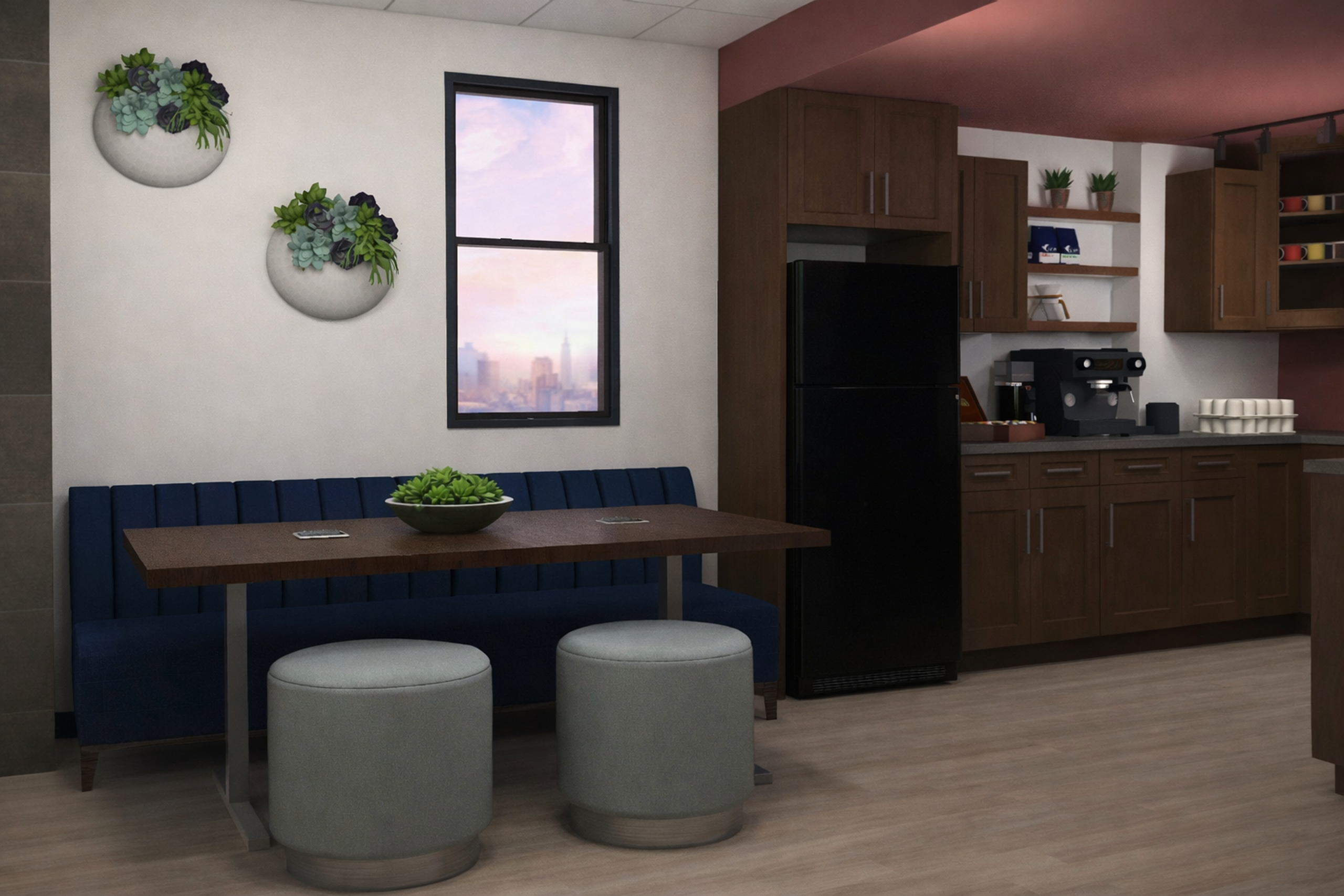 Office environment for the Corp + Community non-profit law firm redesign