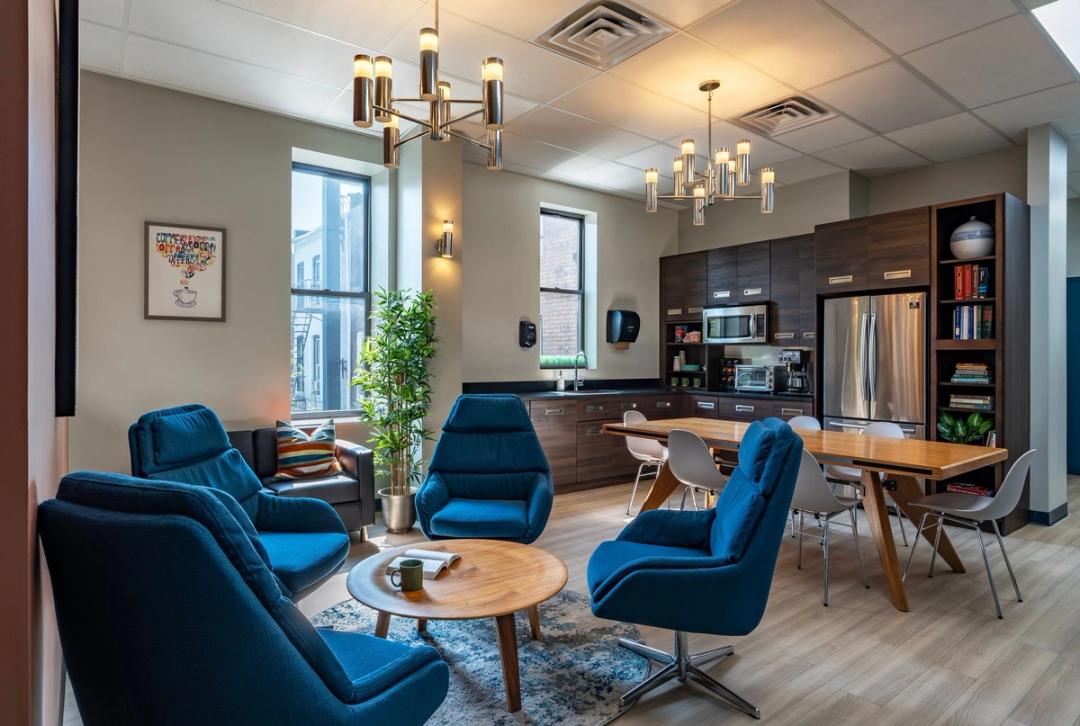 Non-profit law firm office suite from the Corp + Community project