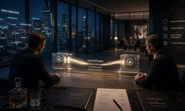 Private Digital Asset Transactions for HNWI and Sovereign Principals: The Case for Discretion
