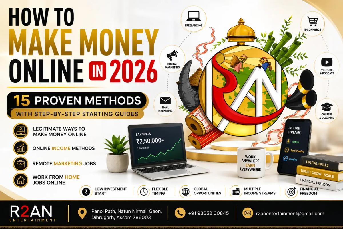 How to Make Money Online in 2026: 15 Proven Methods (With Step-by-Step Starting Guides)