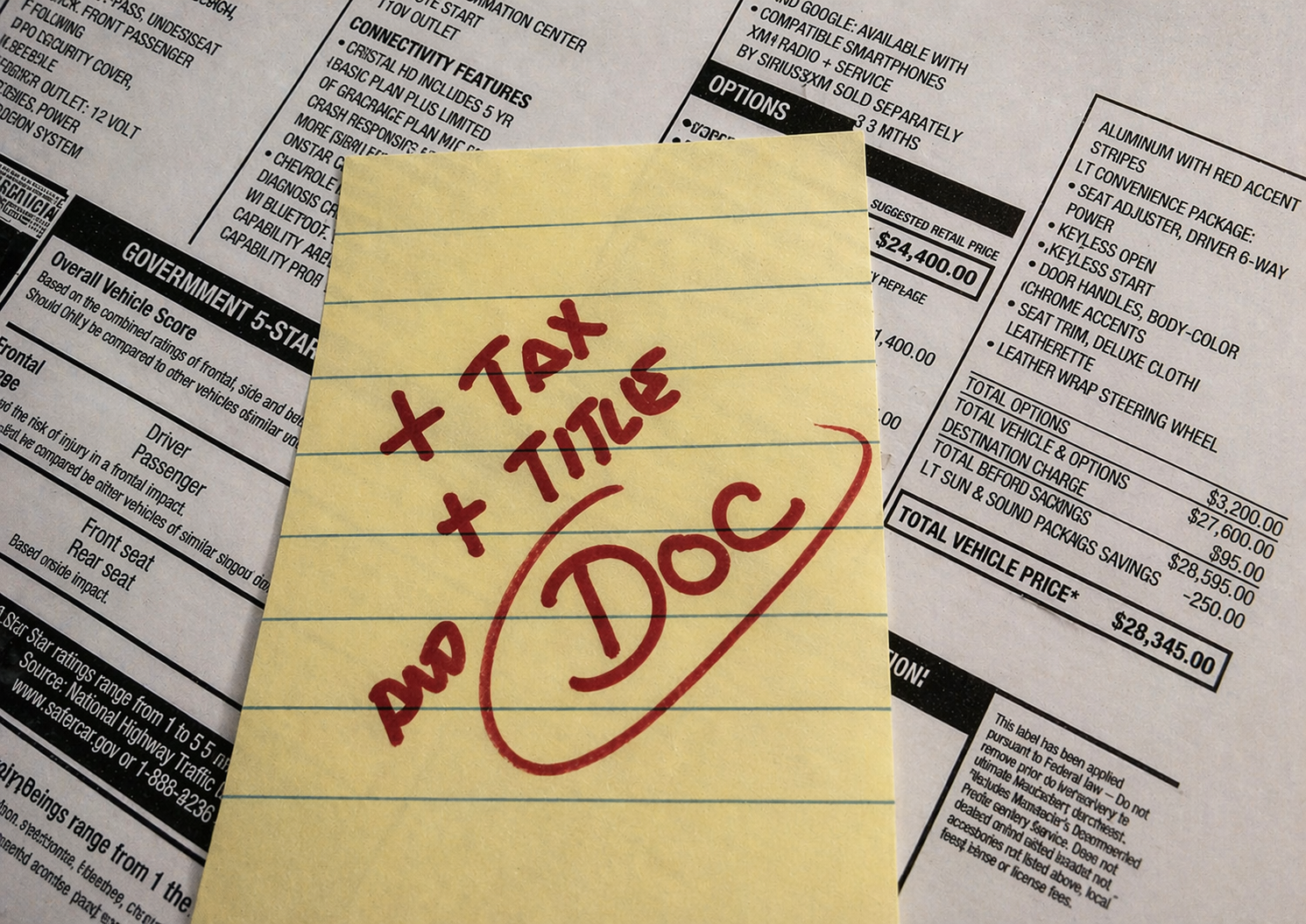 What Is a Dealer Doc Fee and What's a Reasonable Amount to Pay?