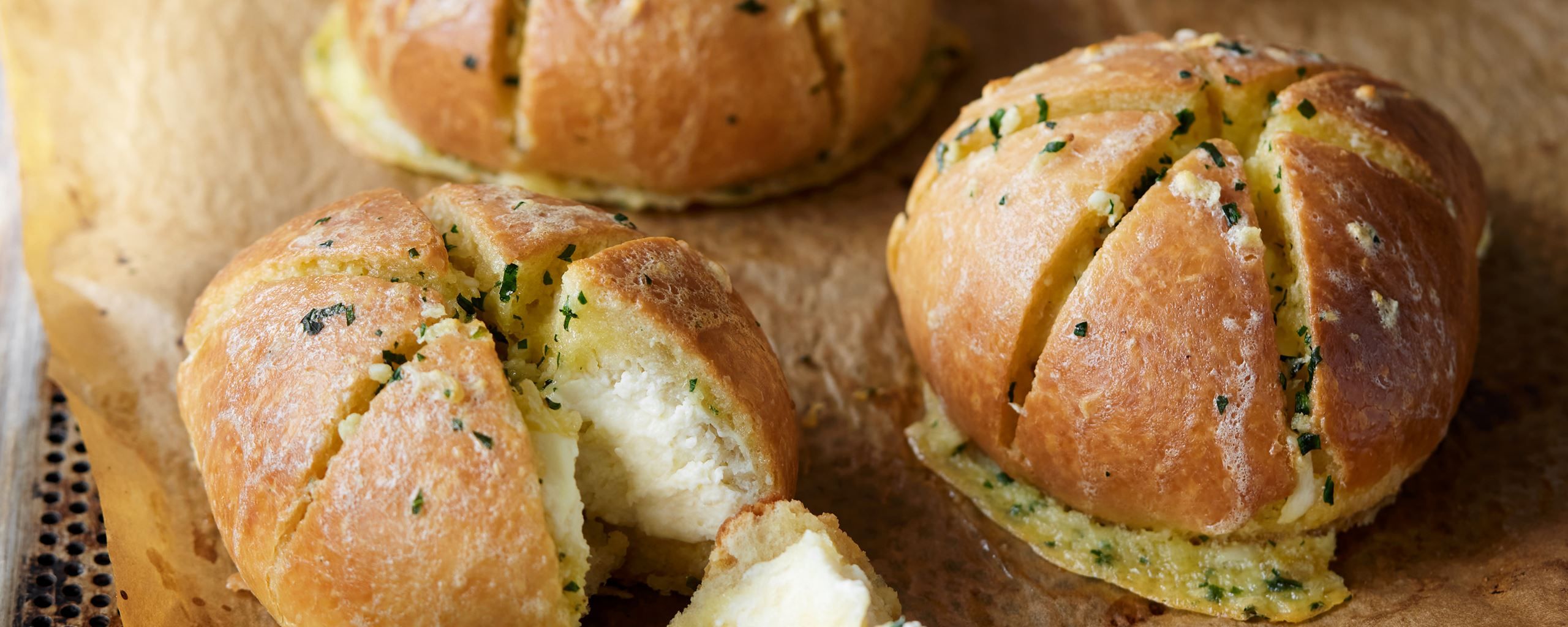 Koreanske hvidløgsboller