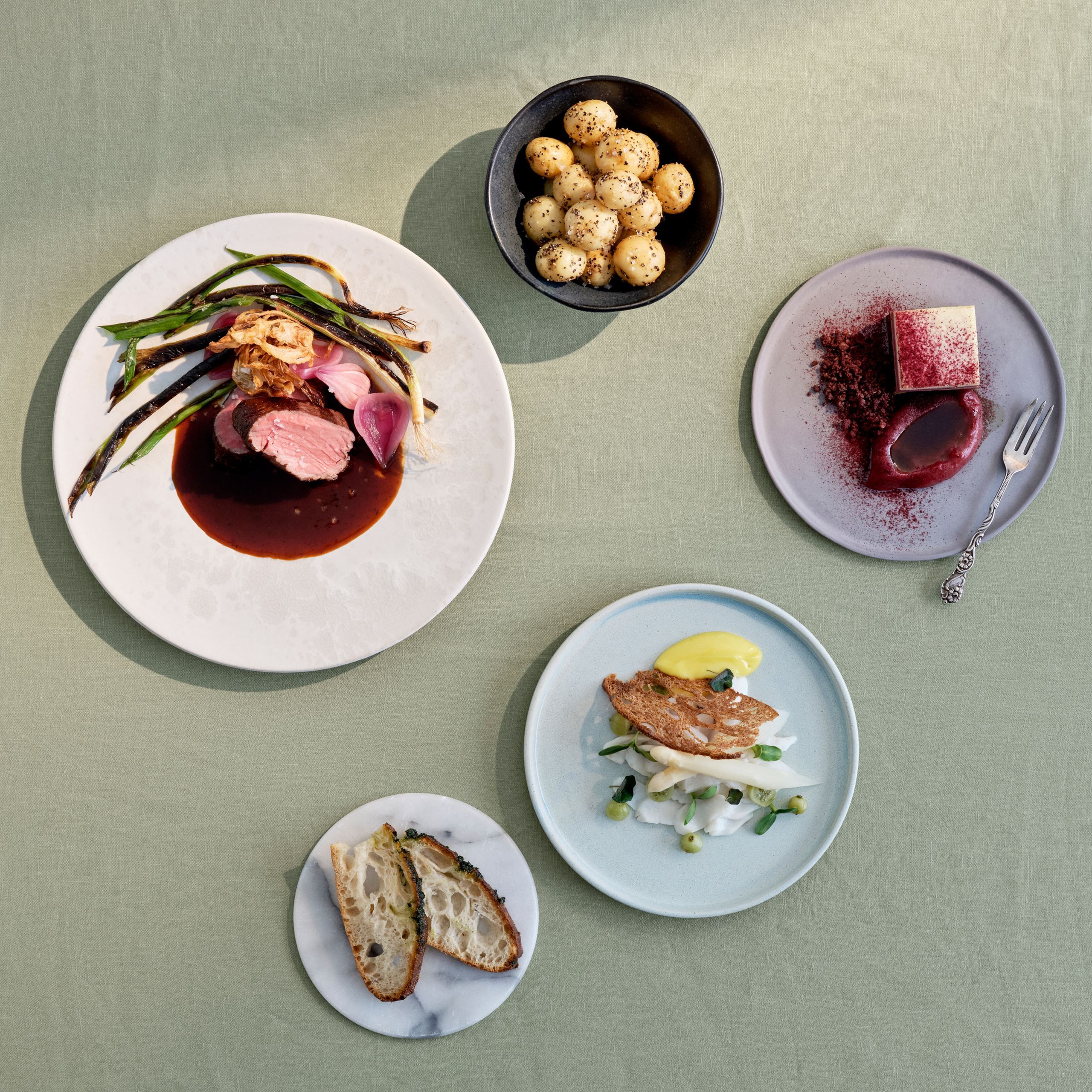 Tallerkenanrettet 3-retters menu