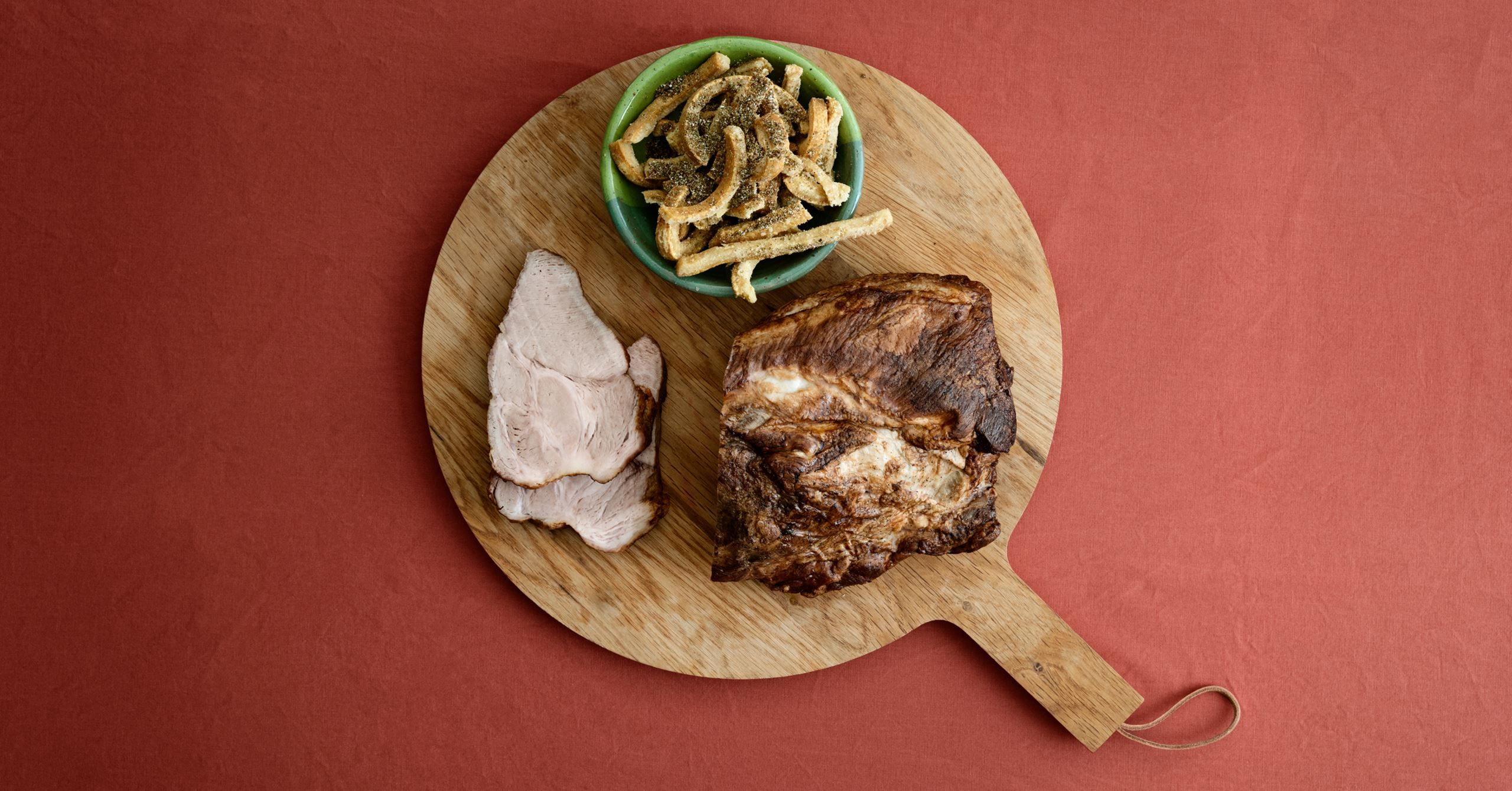 Flæskesteg af saftig nakkekam