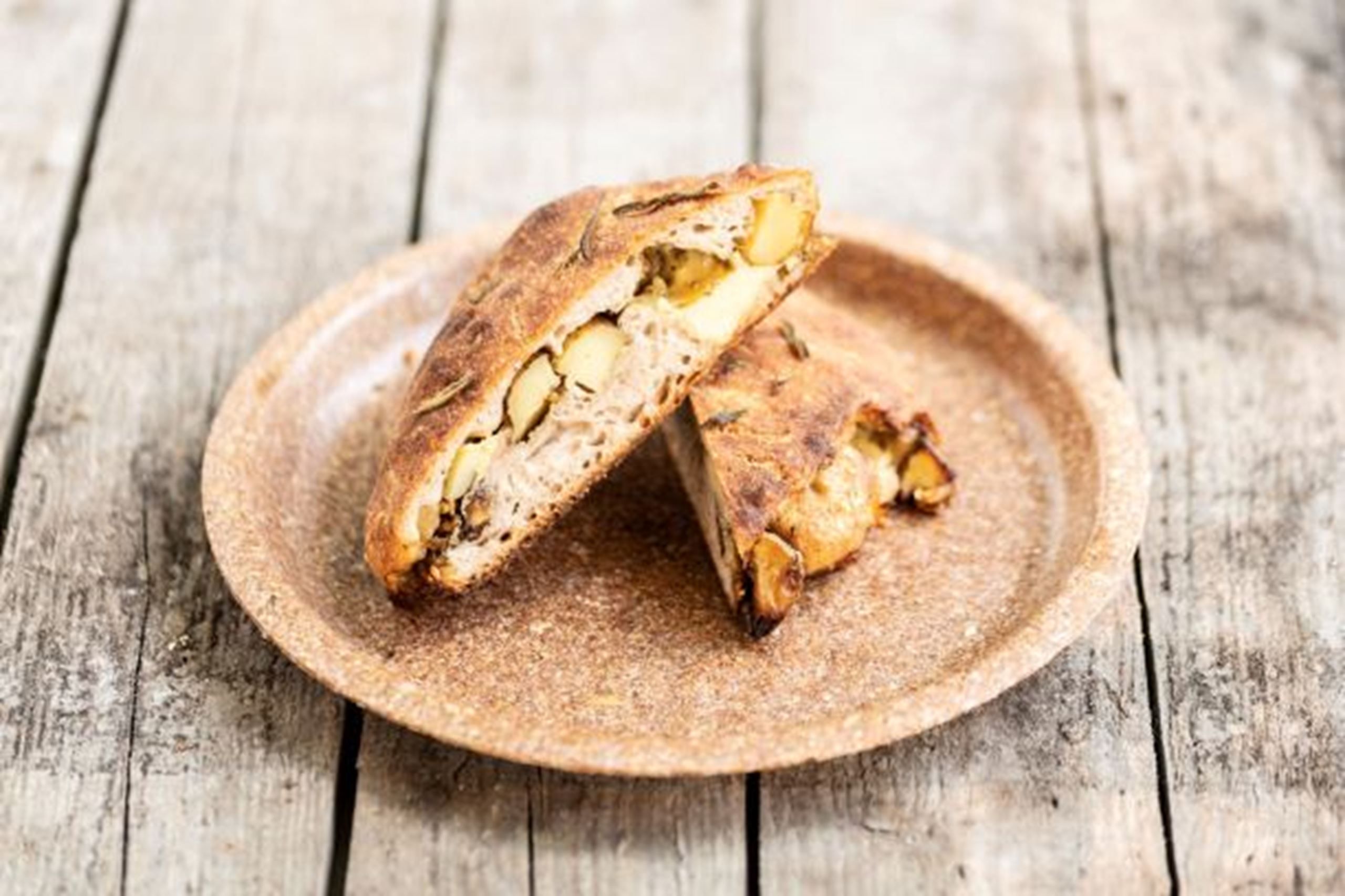 Madbrød med kartofler