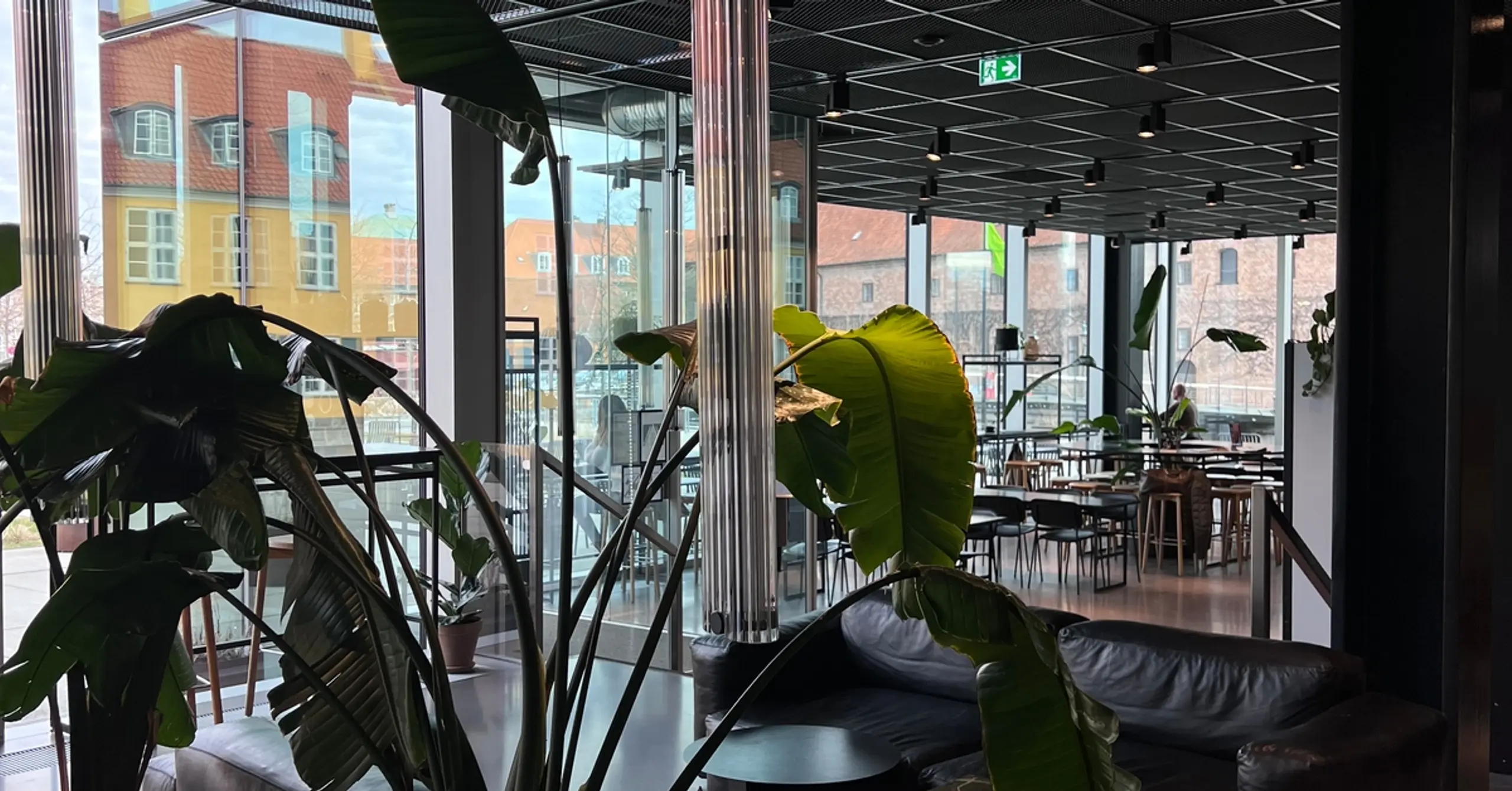 Lokation med sofa område