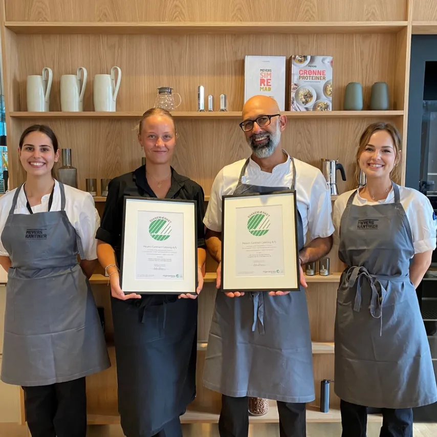 Kantine og café hos Pension Danmark certificeret med Svanemærket