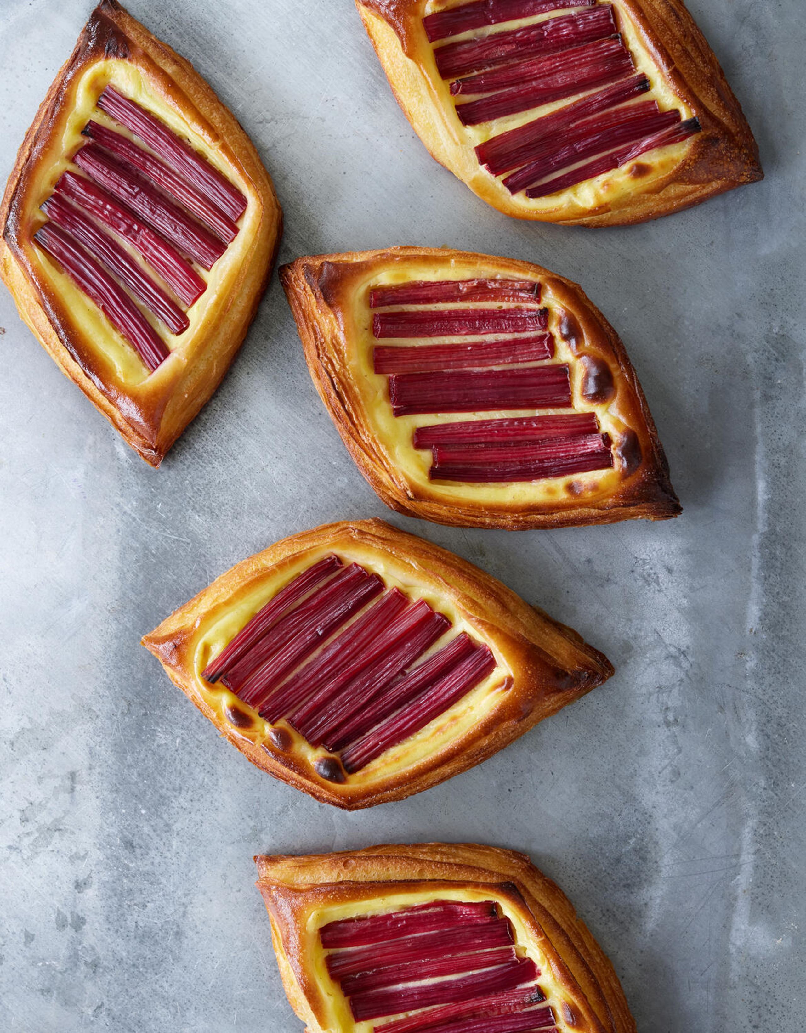 Rabarbercroissanter