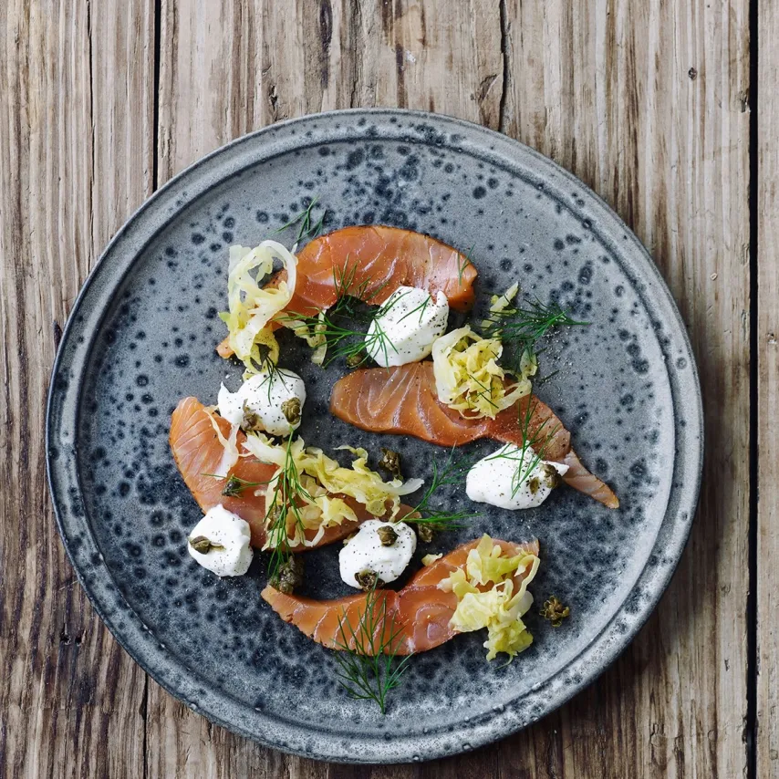 Gravad laks med fennikelfrø
