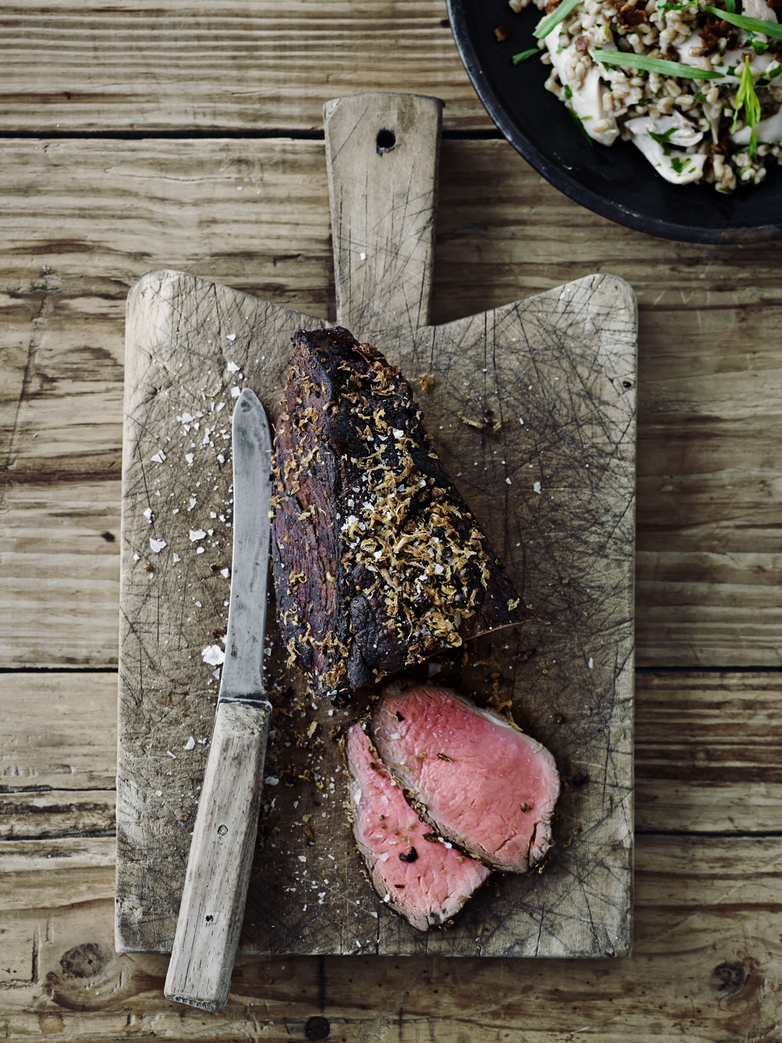 Kalvespidsbryst i øl