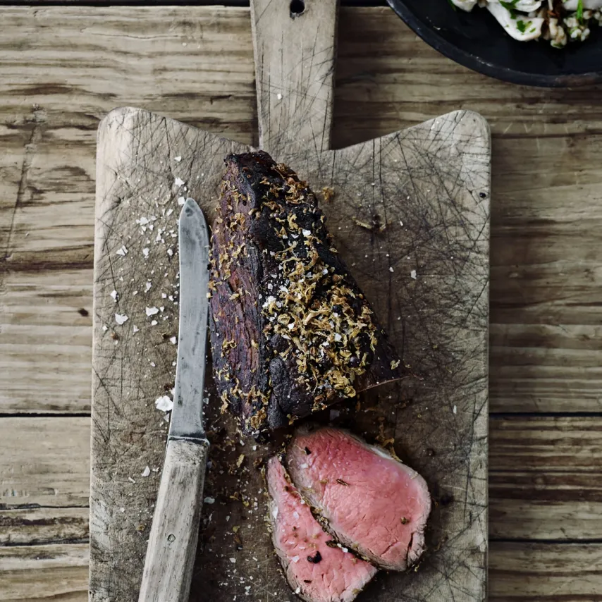 Kalvespidsbryst i øl