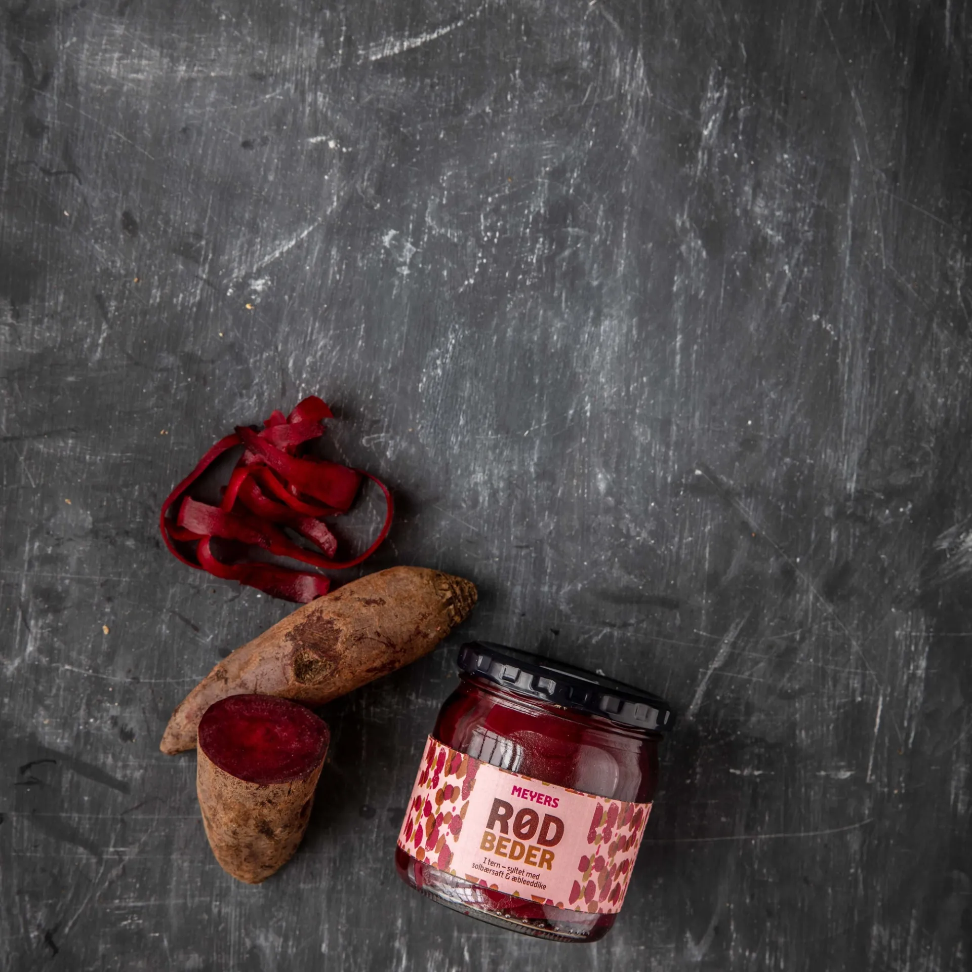 Syltede rødbeder med appelsin