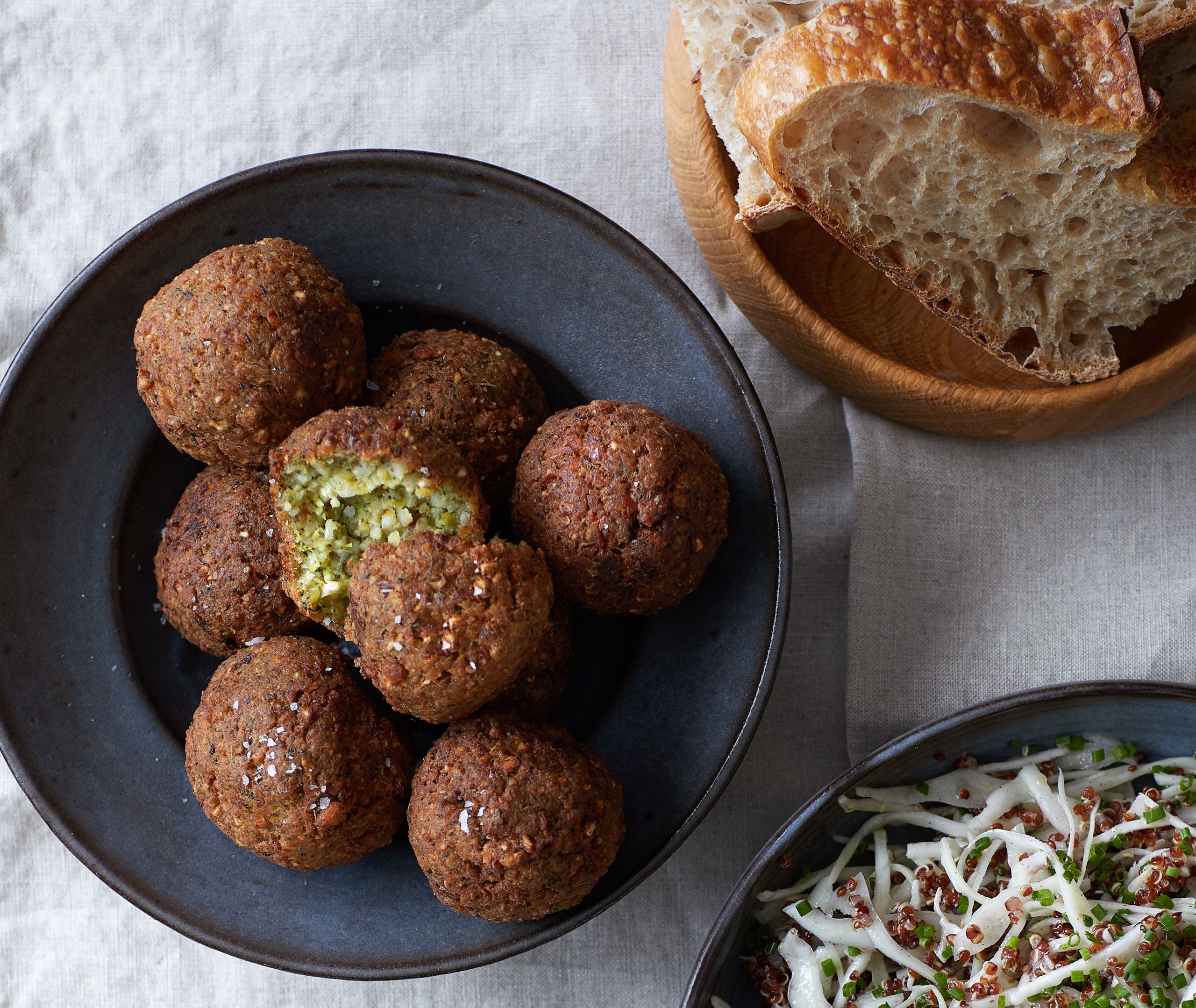 Easy falafel