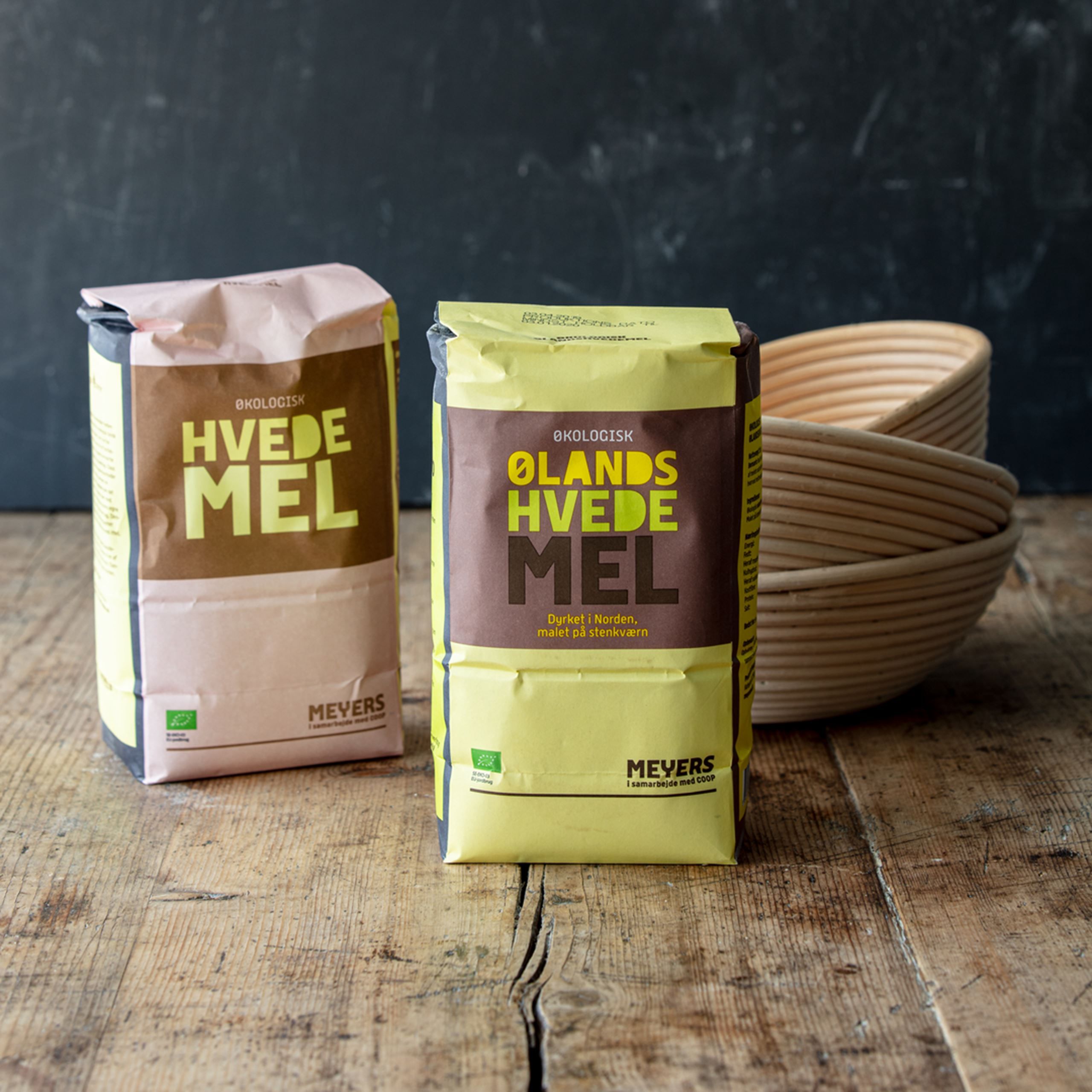 Vores sortiment af mel