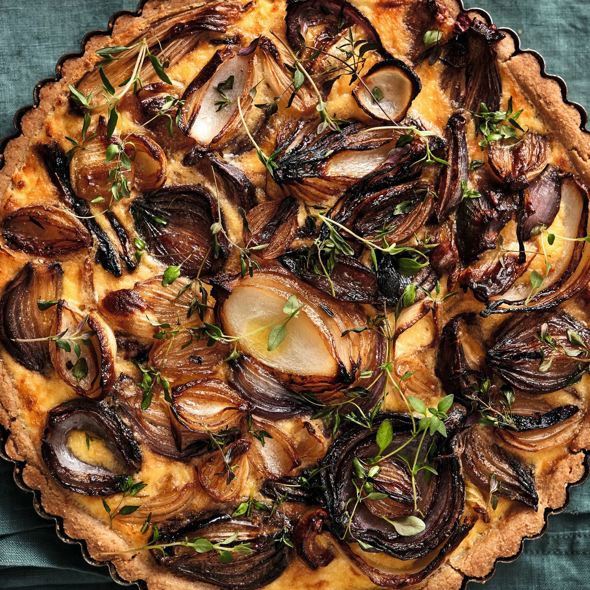 Glutenfri løgtærte