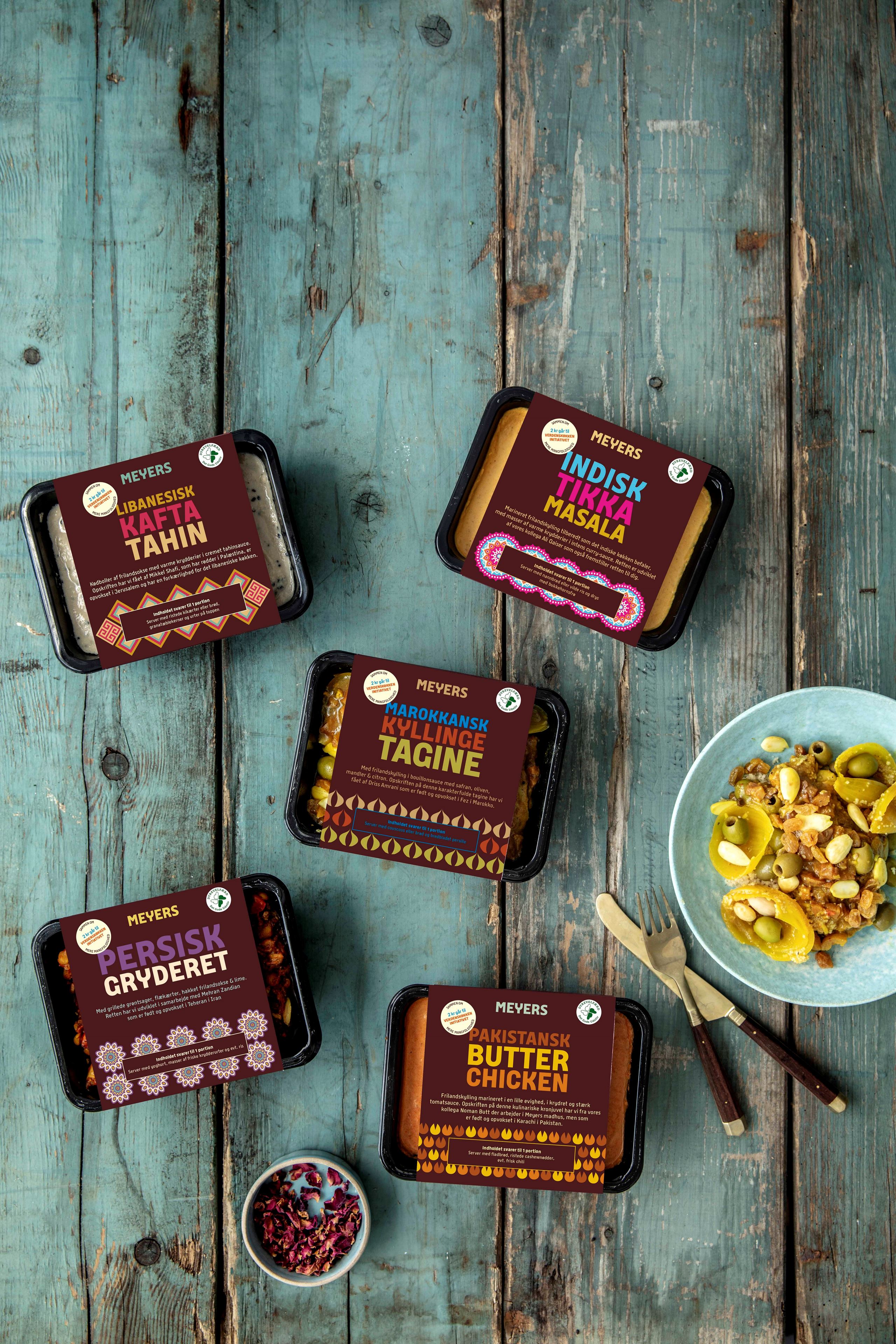 Meyers lancerer helt nye retter fra verdens store køkkener