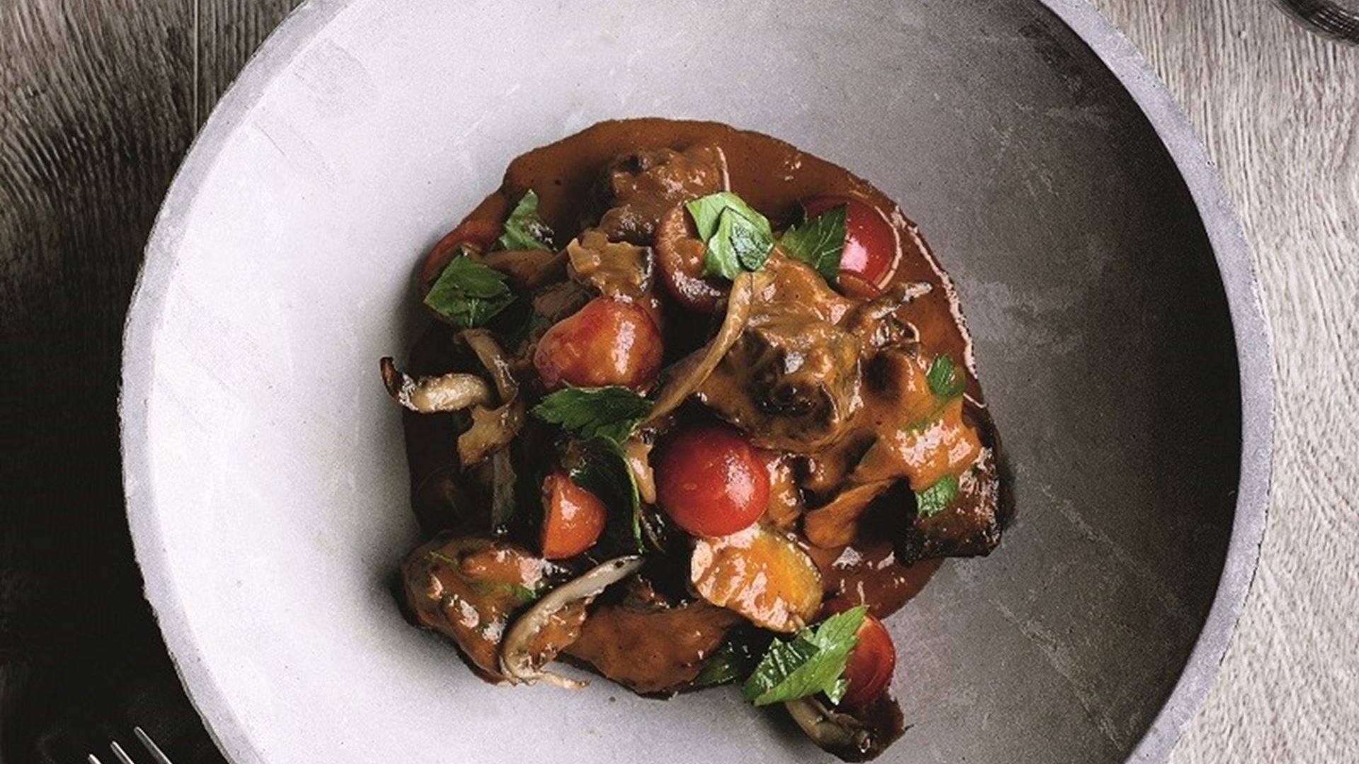 Bøf ragout stroganoff