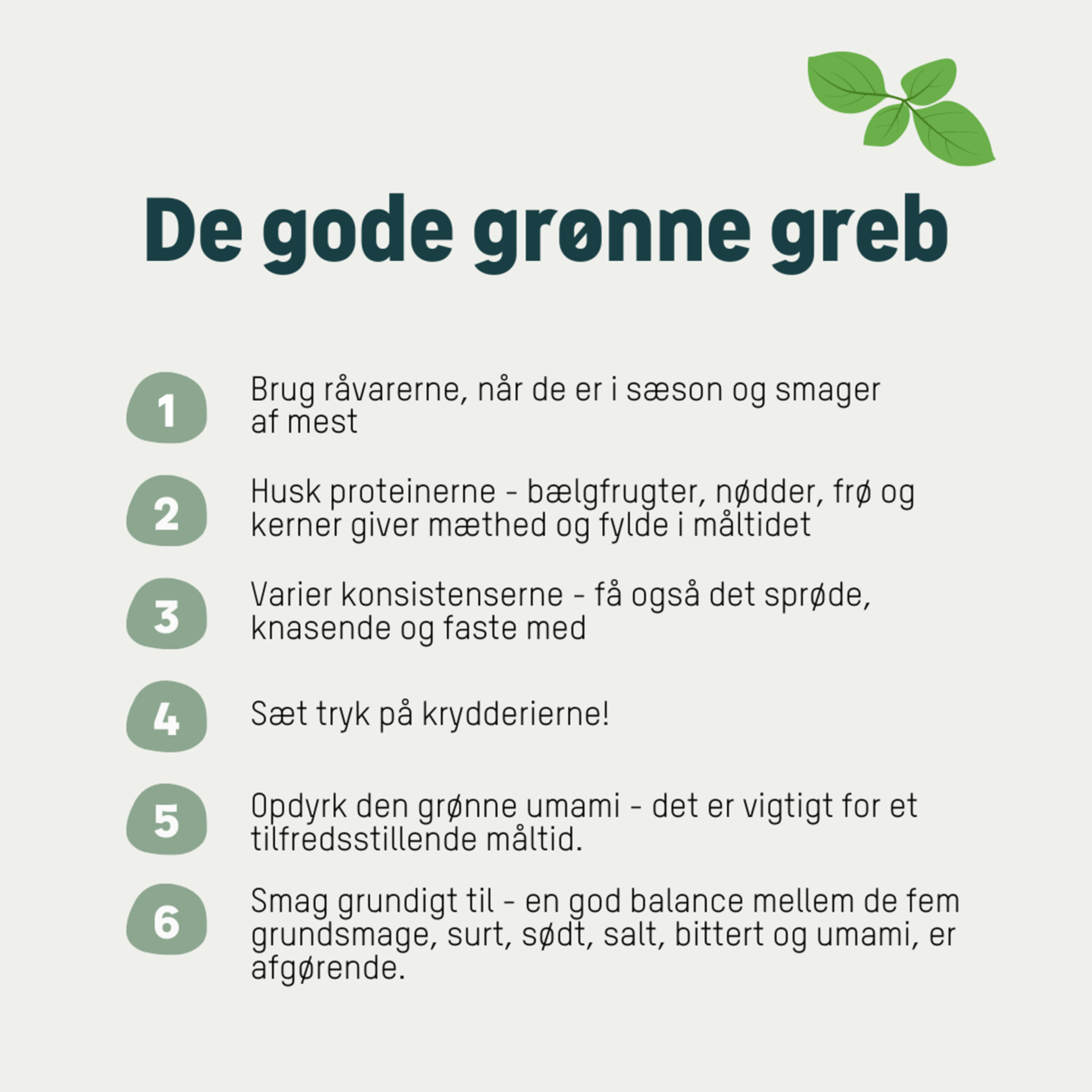 De gode grønne greb