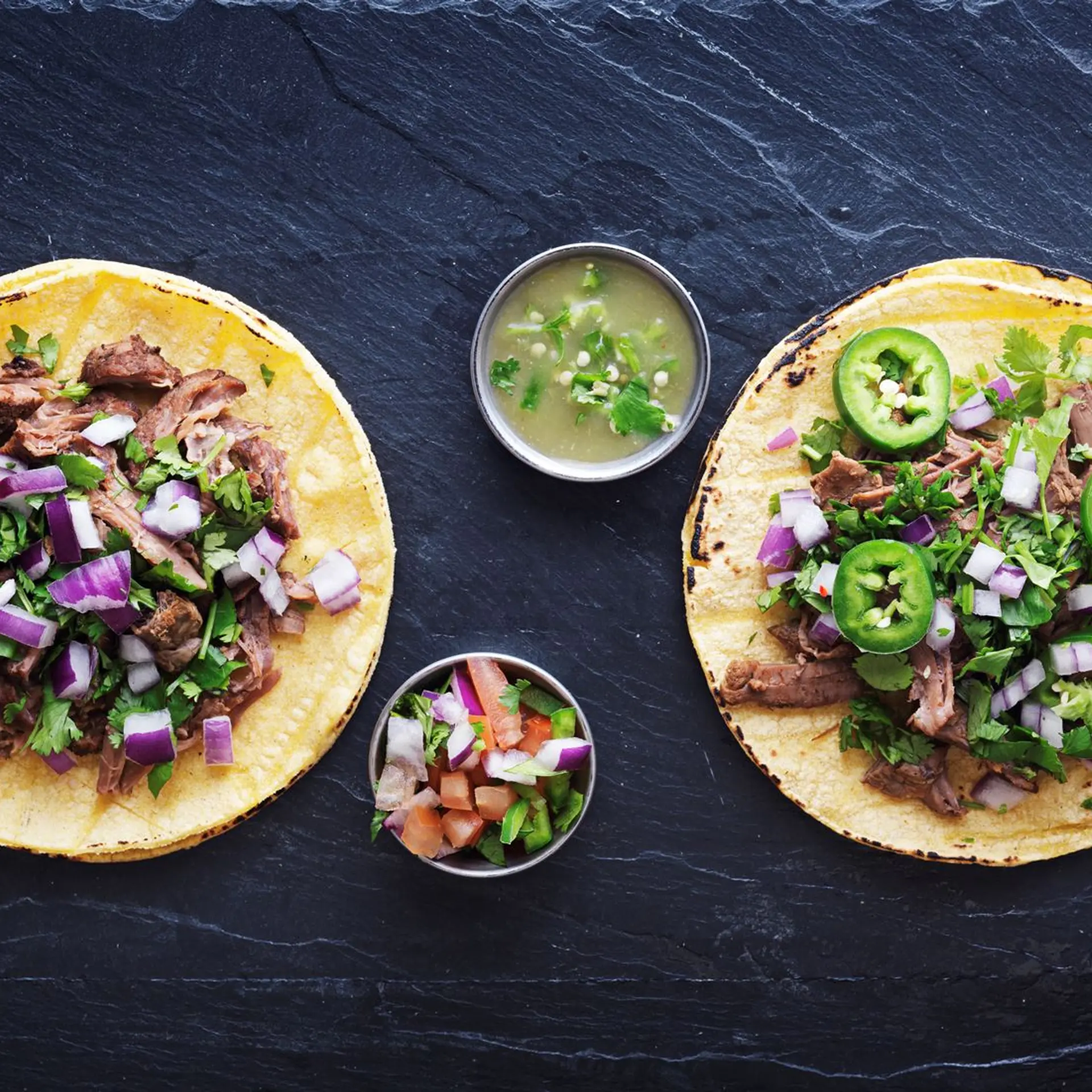 Arepas med Carne Mechada