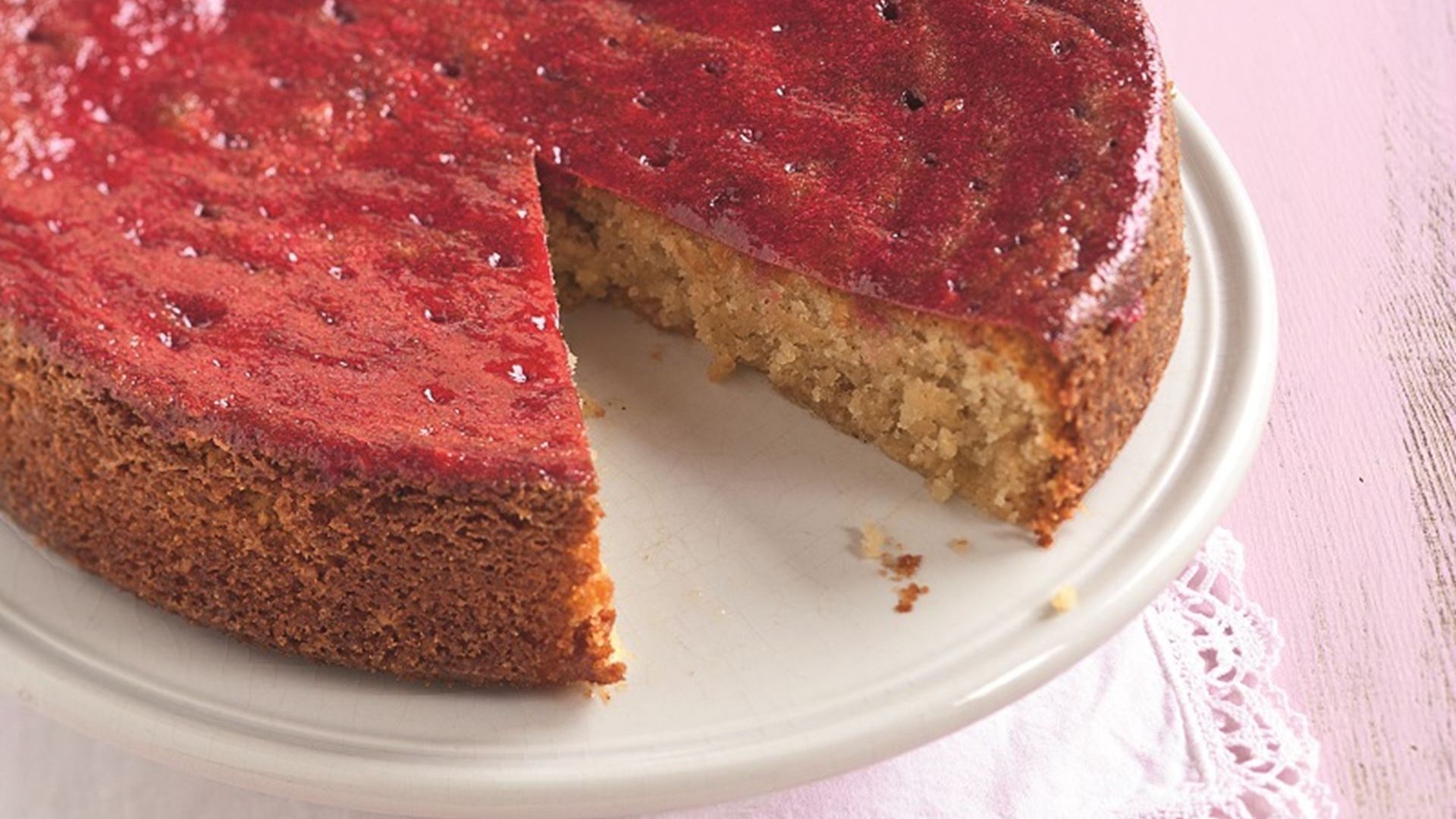 Bygkage med ribssirup