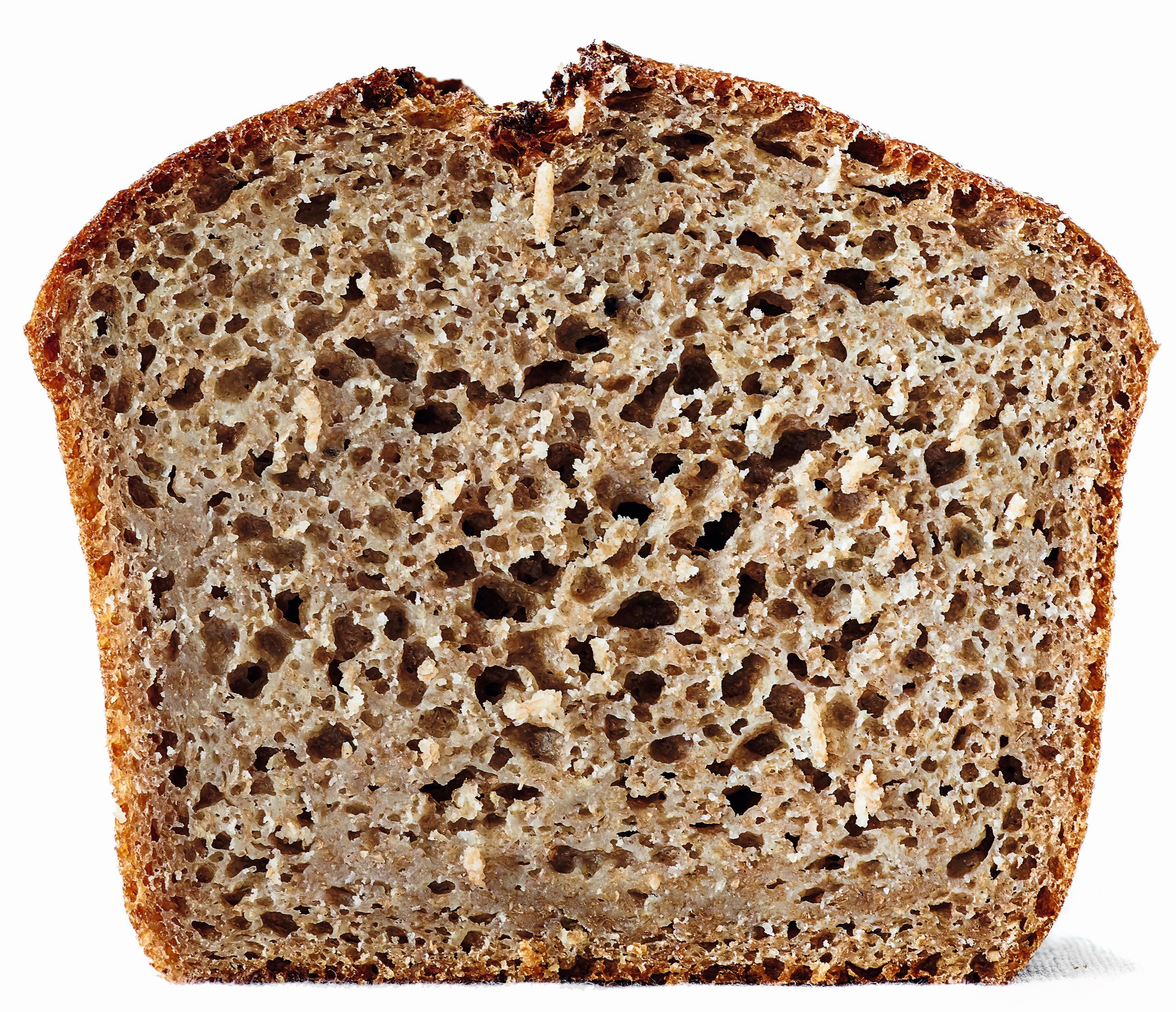 Brødet er klægt i midten