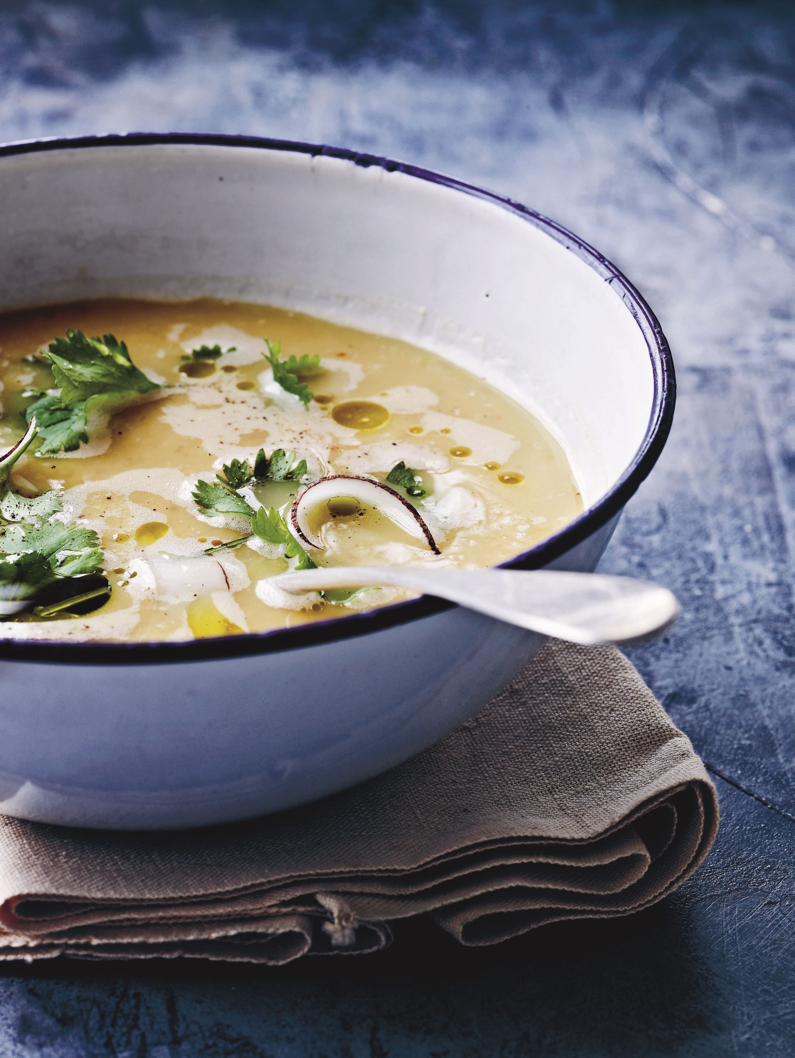 Rød linsesuppe med kokos