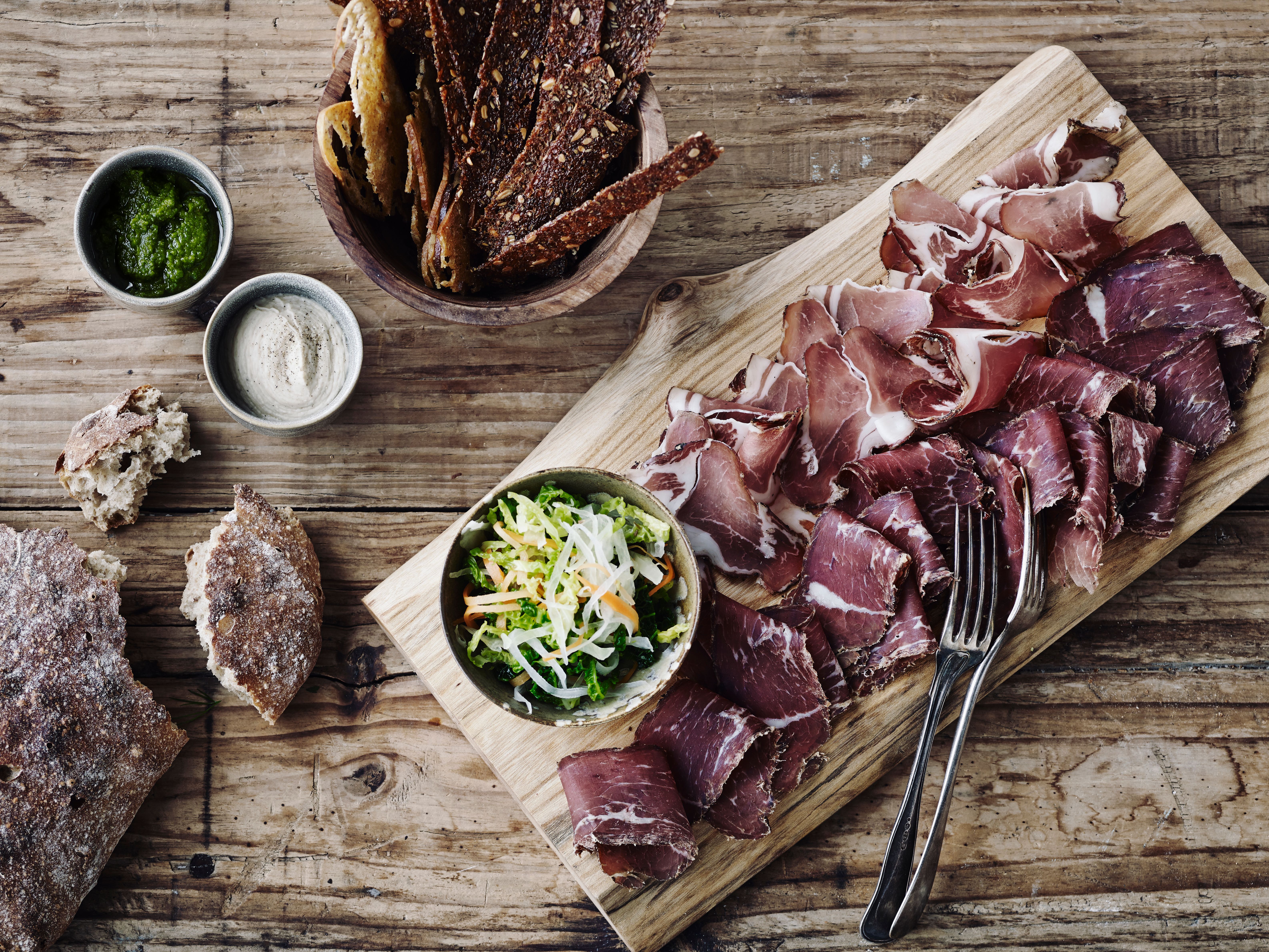 A variety of freshly house-baked sandwiches