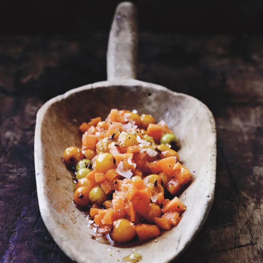 Kompot af havtorn og gulerod