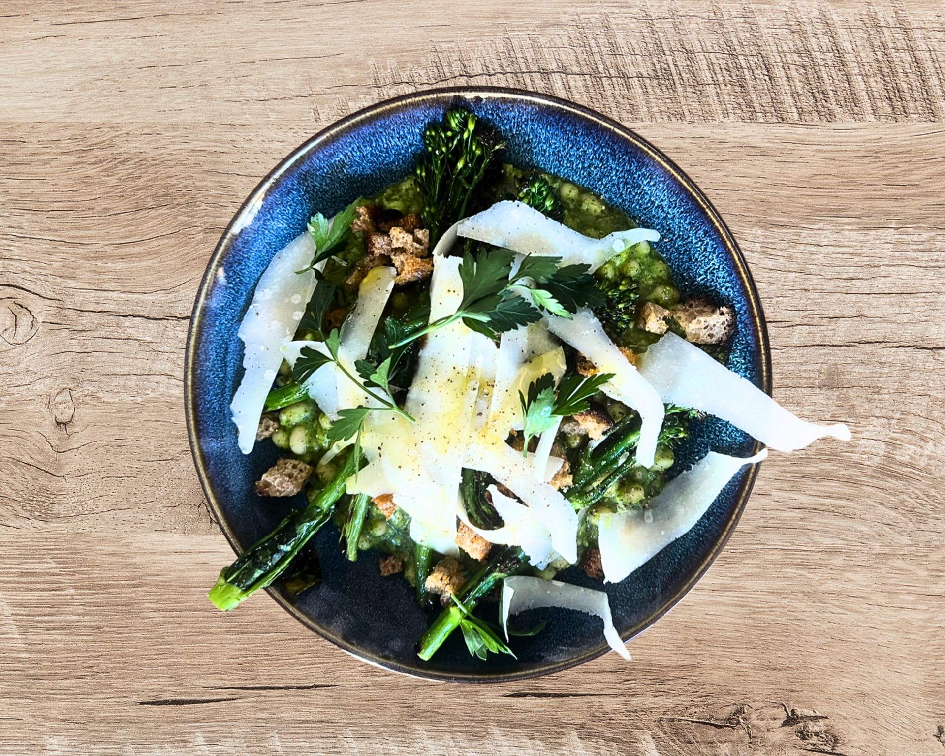 Beanotto på hvide bønner med persille