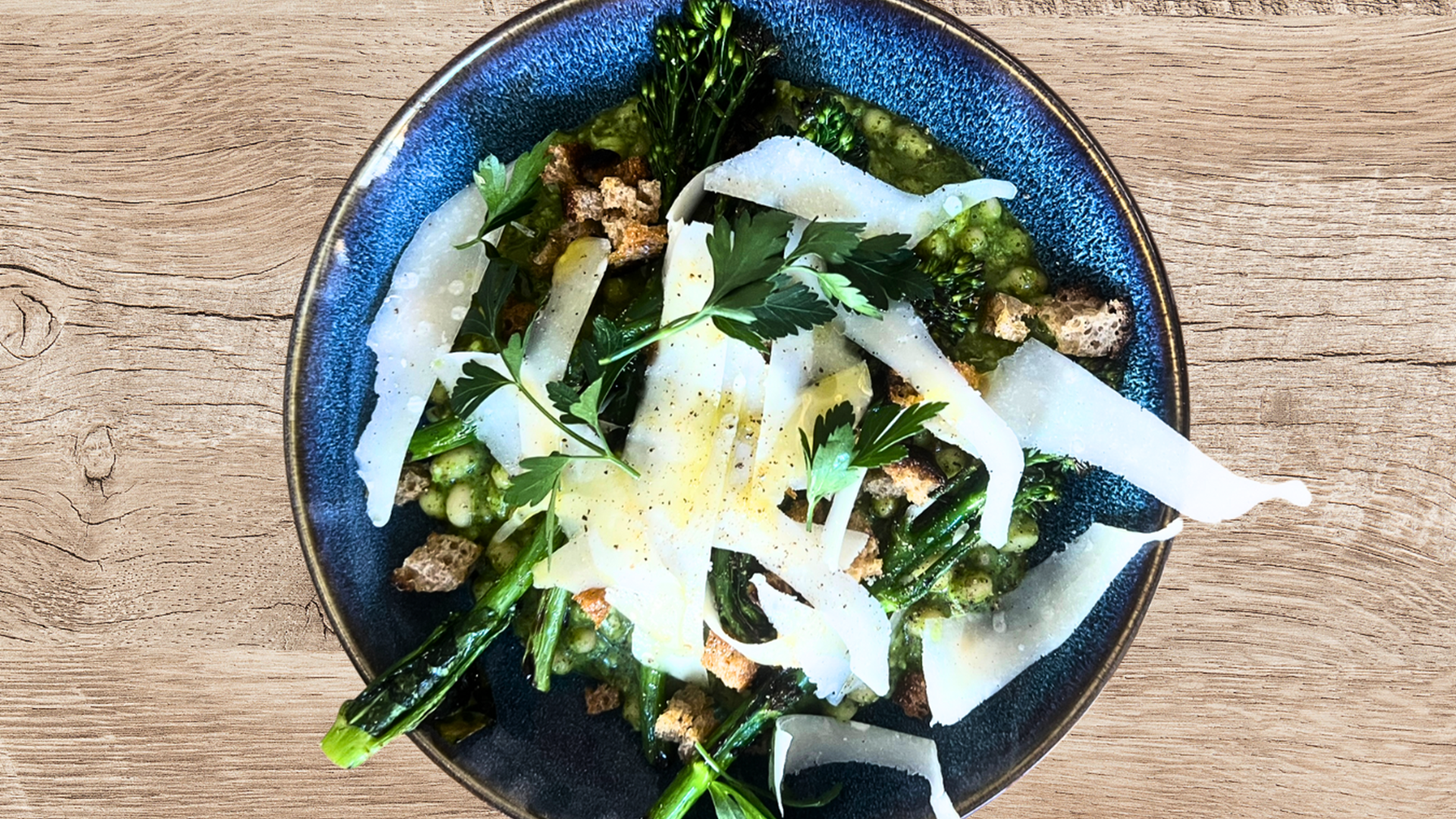 Beanotto på hvide bønner med persille