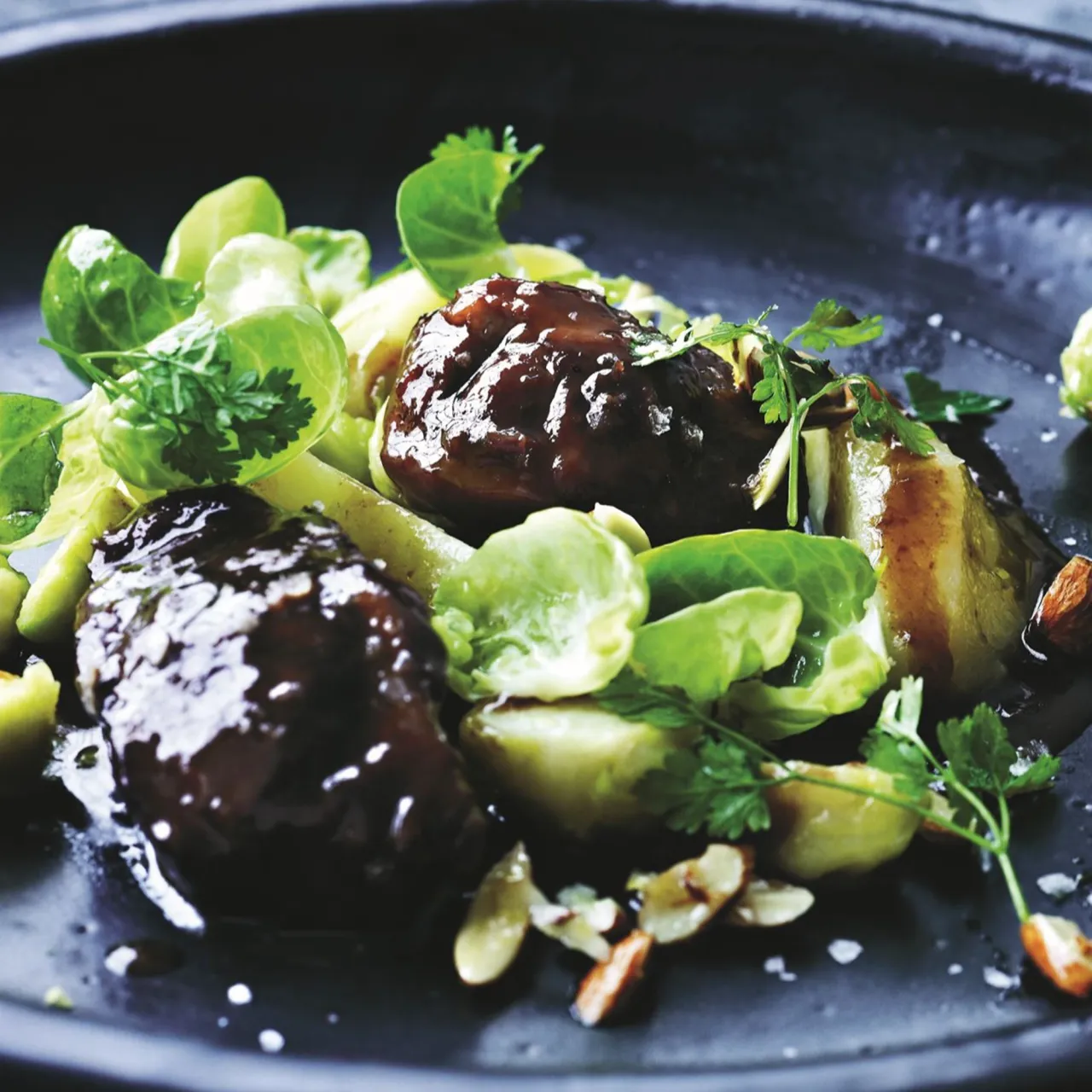 Braiserede svinekæber