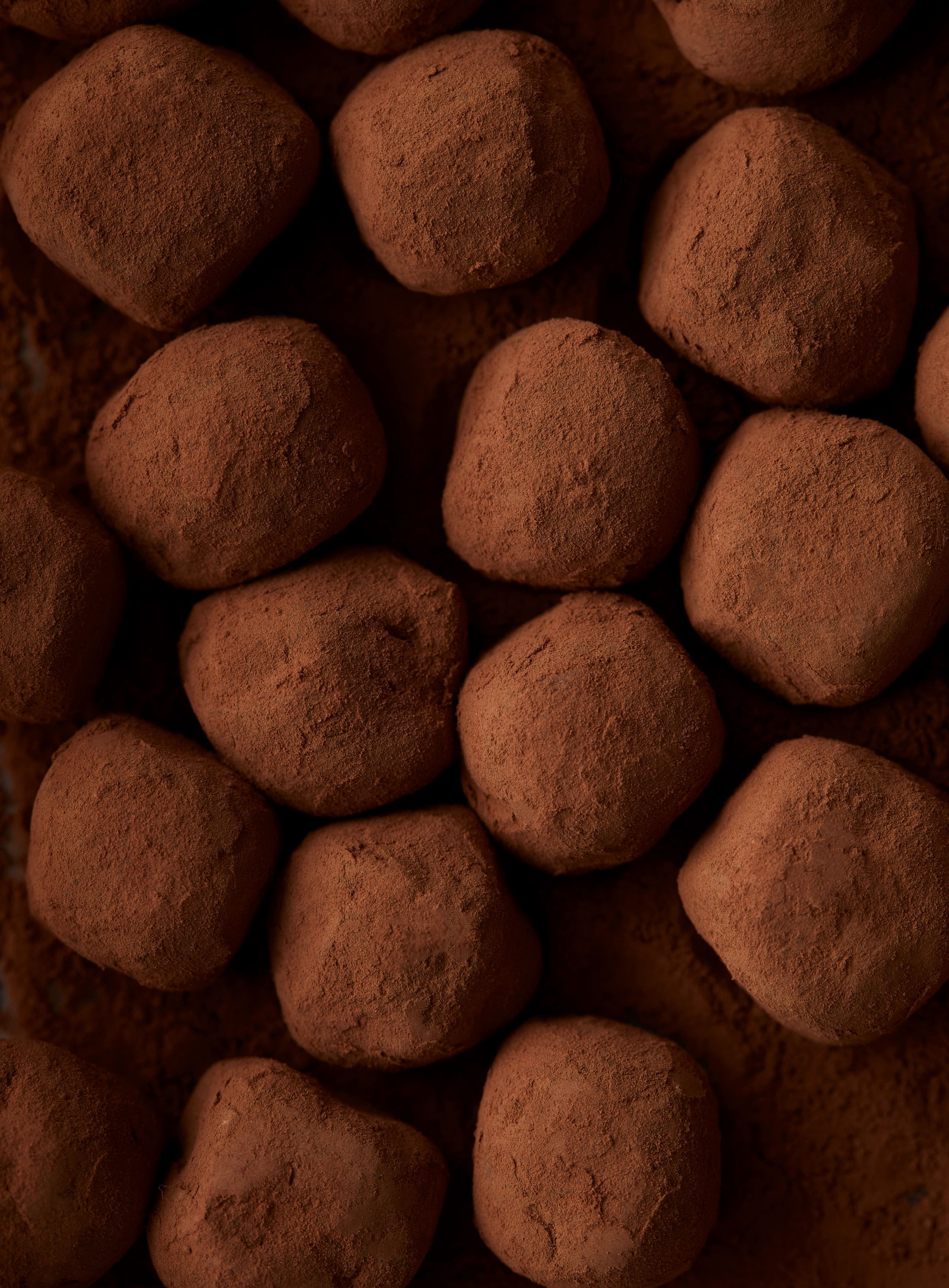 Trøfler med cognac, honning og citrontimian